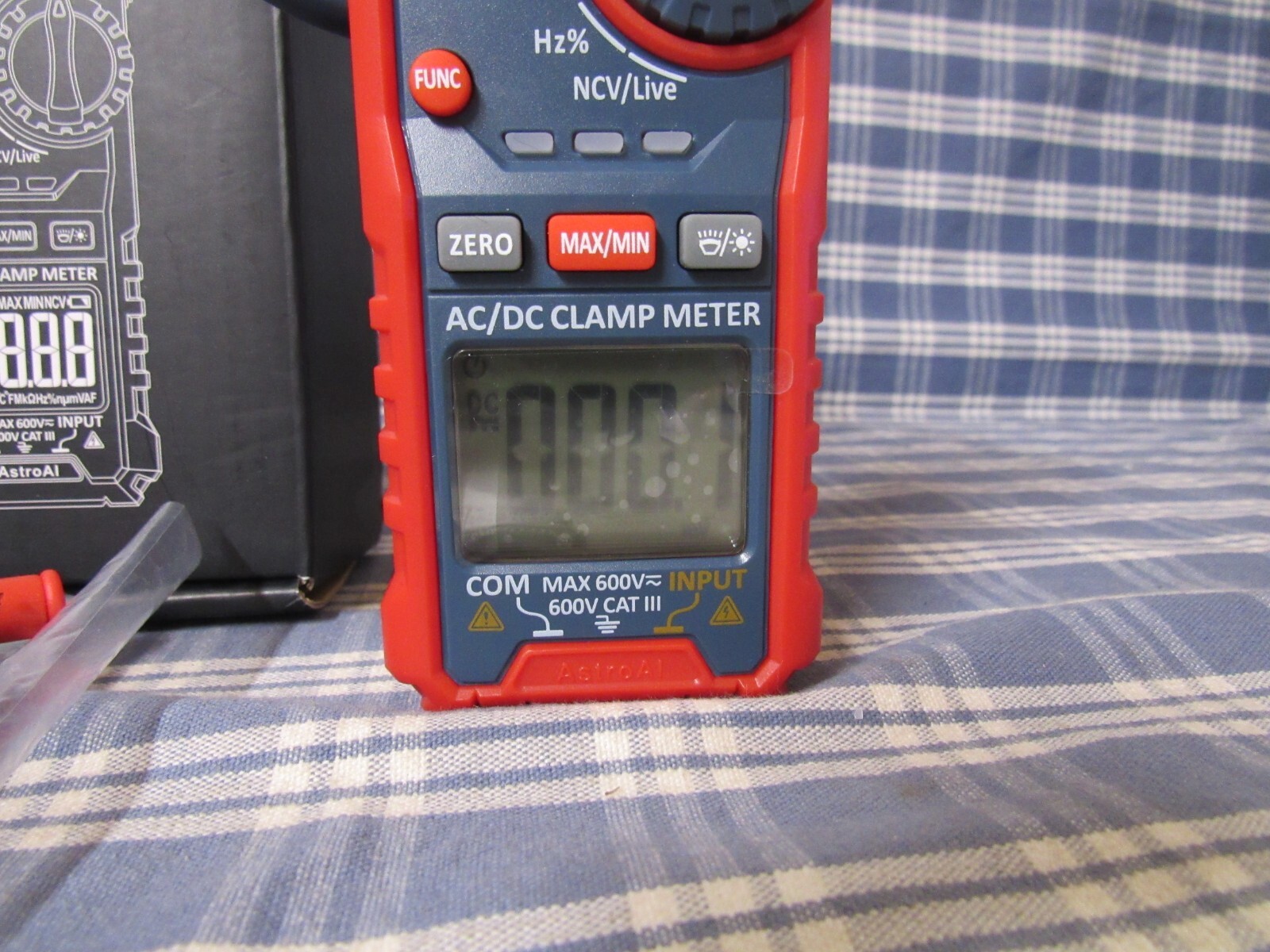 Astroai 4000 Counts Digital Clamp Multimeter (New Open Box) FREE SHIPPING