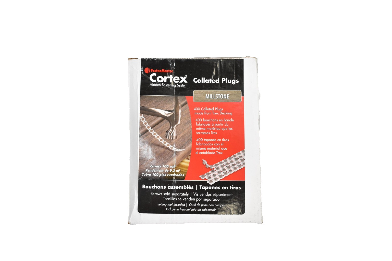 FastenMaster Cortex Collated Plugs for Trex Select 400 Hidden Fastening Tool