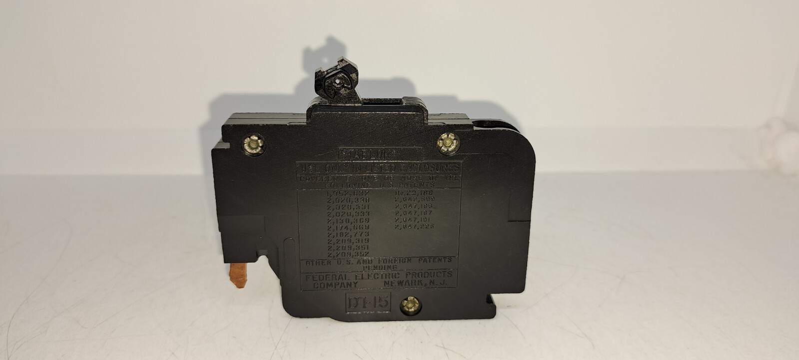 FEP NC120 20 Amp 1 Pole Stab-Lok FPE Type NC Breaker Federal Electric