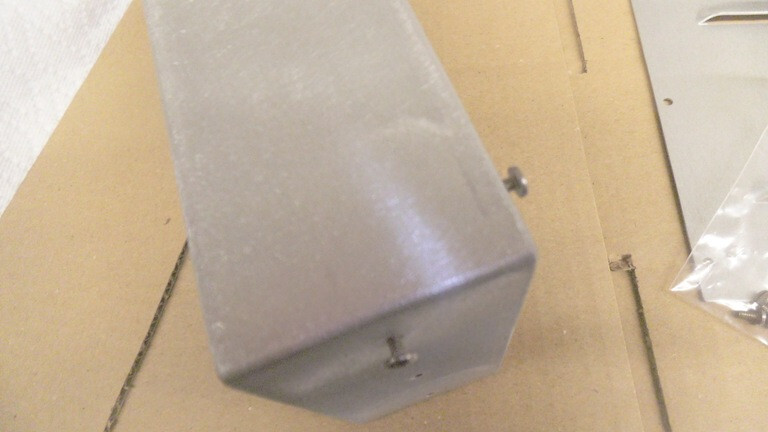 Aluminum electrical enclosure, vented, 8-1/2″ x 5-1/2″ x 2-1/2″, nos