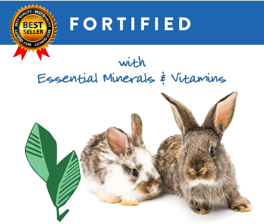 Rabbit Food, Complete Feed, Pelleted Food for Rabbits, Fortified with Essential