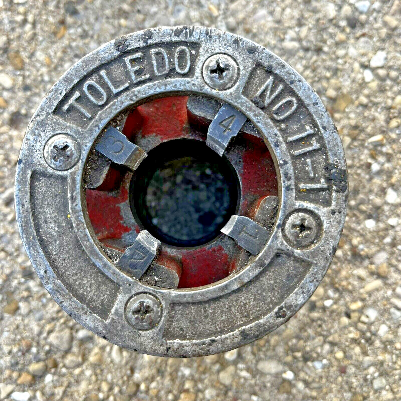 Pipe Threader Die Head Set Cutters Ratchet Toledo No.11 1/2, 3/4, 1 Replacement