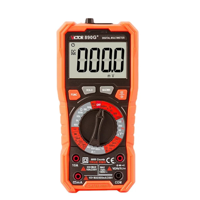 Digital Multimeter Auto Range AC DC Voltage Tester High Precision Multi Meter