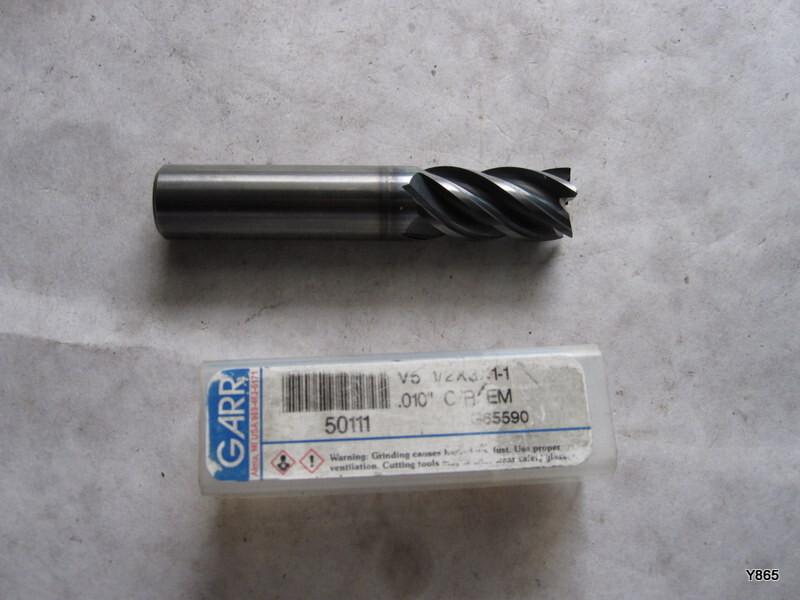 Garr Tool 1/2″ x 2″ x 1-1/4″ Solid Carbide 5-Flute Corner Radius End Mill 50111