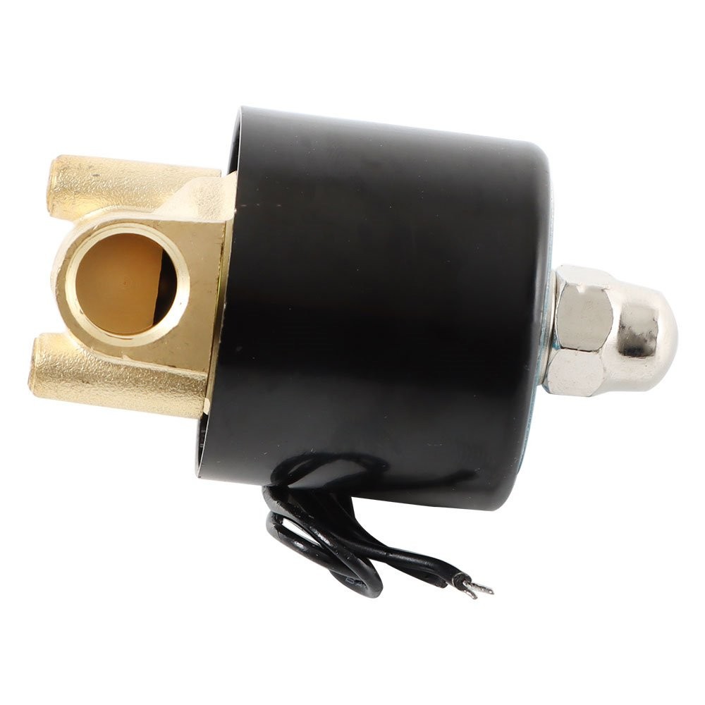 1/4 Inch Solenoid Valve Air Water DC DN8 N/C Gas Oil Normally Closed 12V