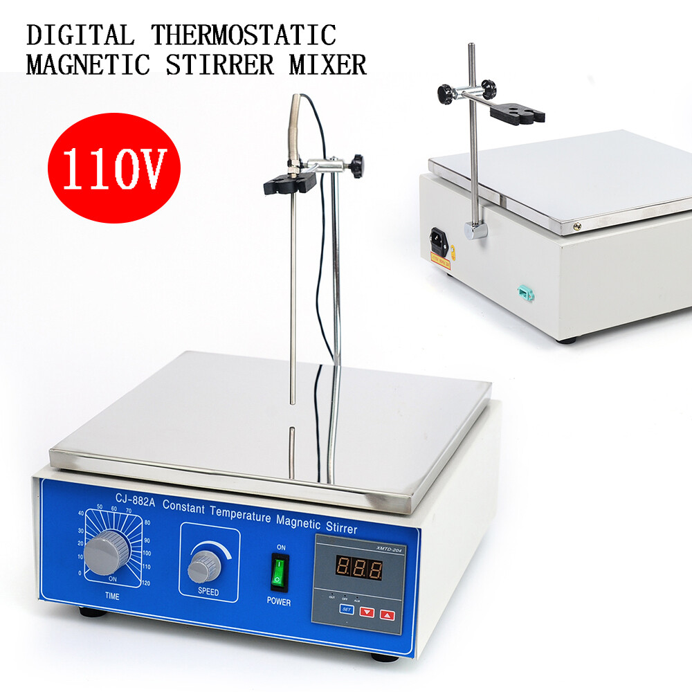 10000 ML Thermostatic Magnetic Stirrer Digital Lab With Hot Plate Heating Mixer