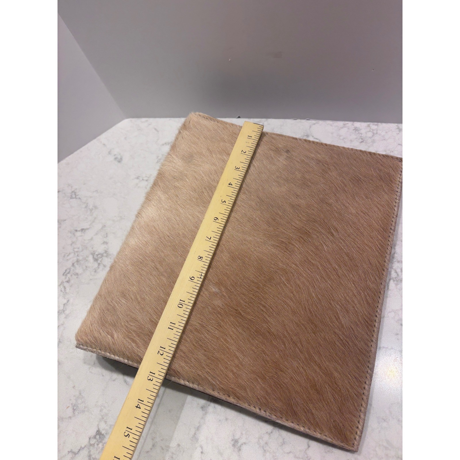 Genuine Cowhide Leather 3 Ring Binder Cover Tan Western Handmade Photo Album