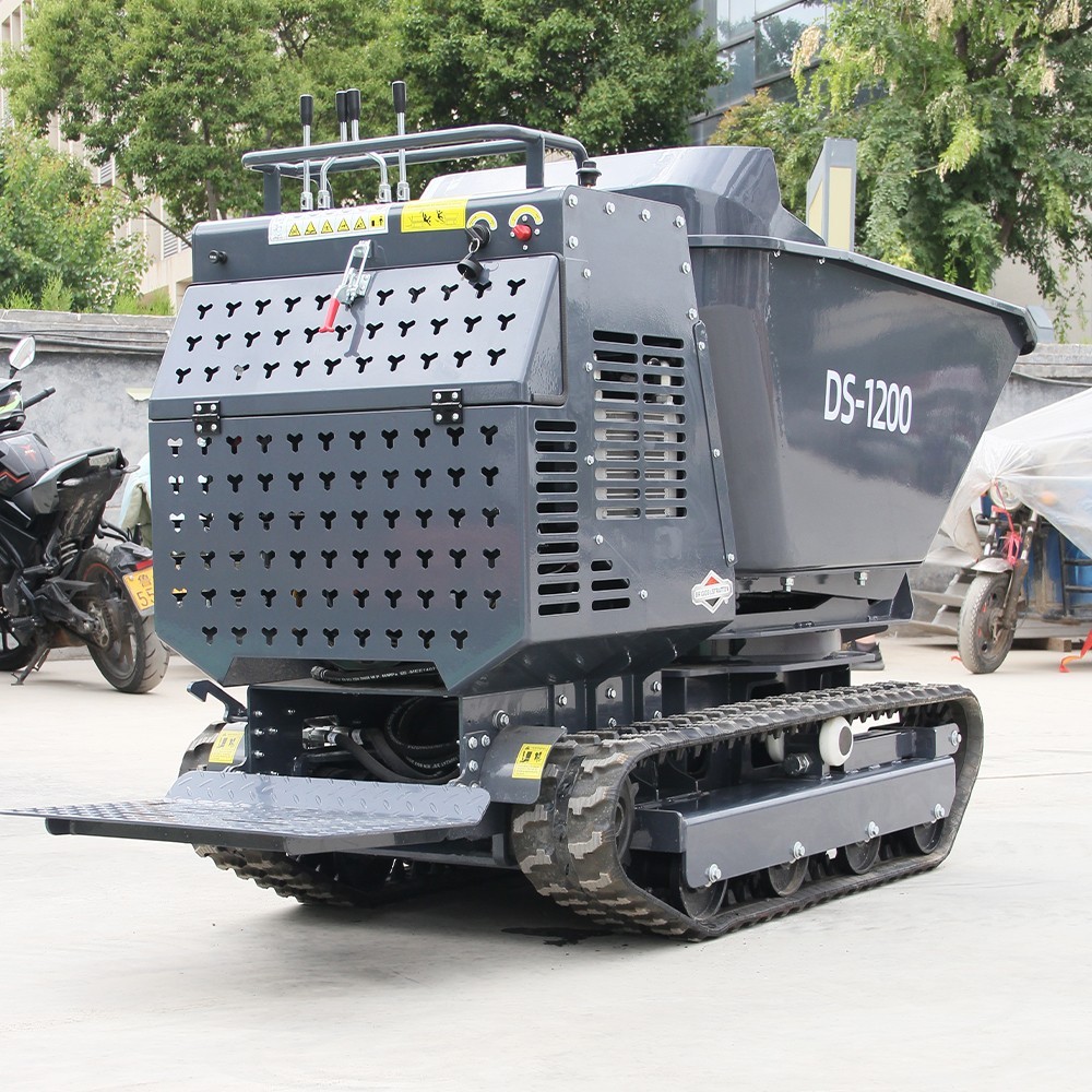 Mini Tracked Dumper 1200kg Load 13.5HP Briggs & Stratton Hydraulic Tipping
