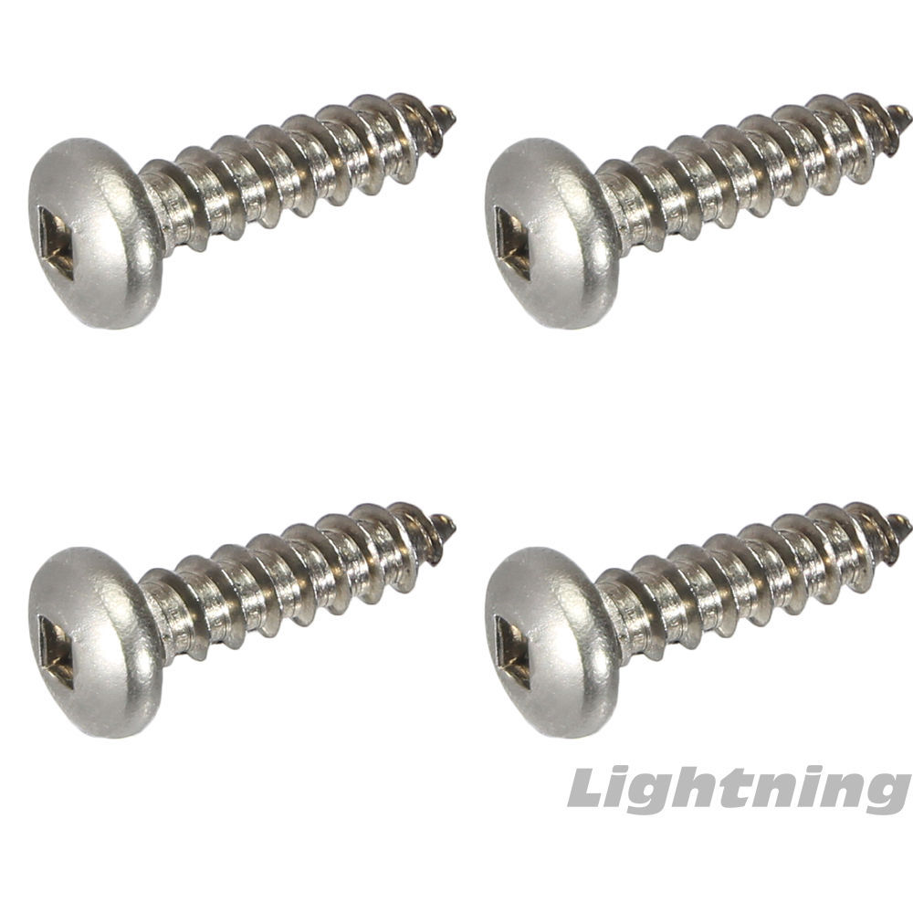 Sheet Metal Screws Pan Head Square Drive Stainless Steel #14 x 1″ Qty 2500