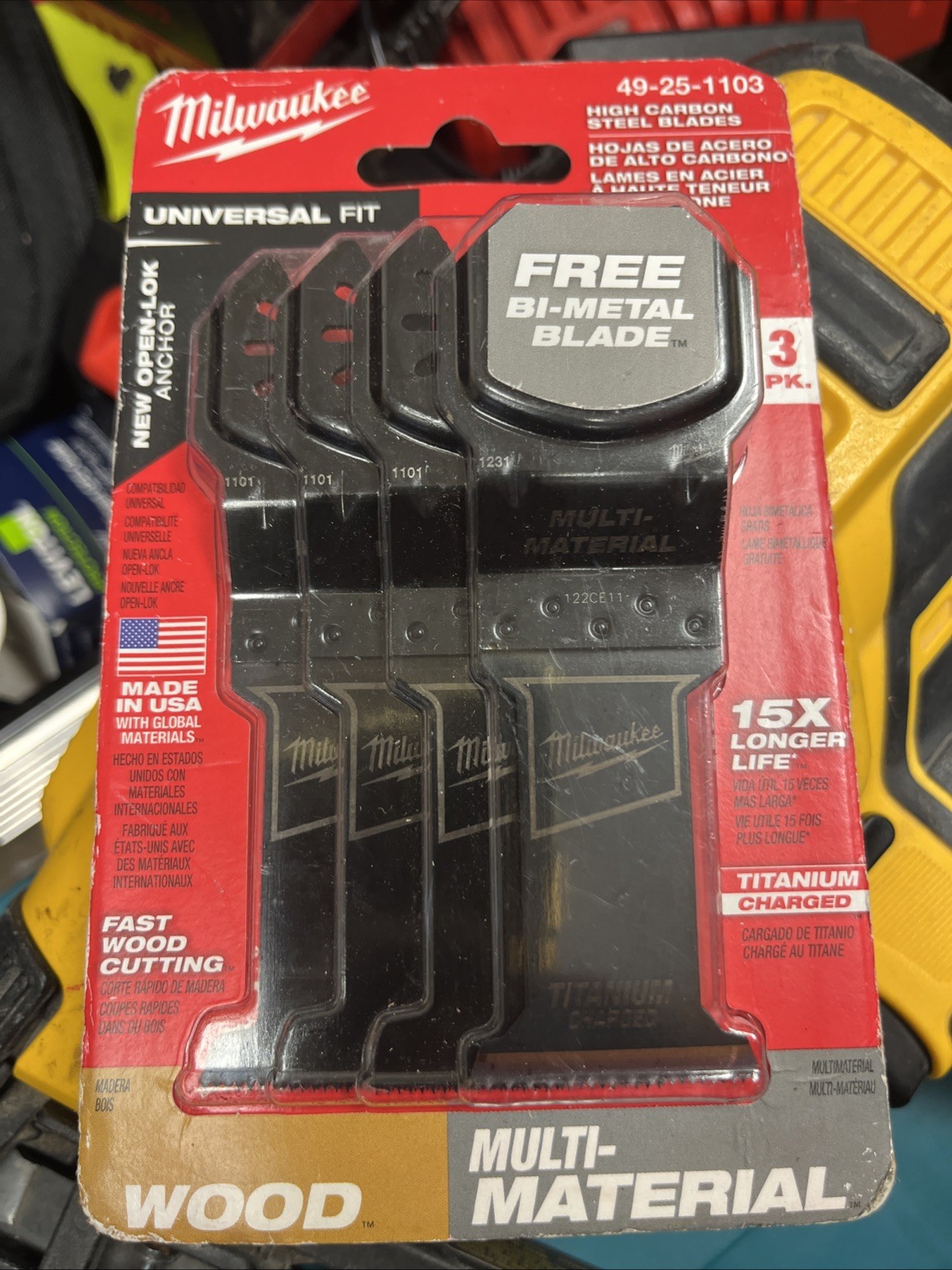 Milwaukee (49-25-1103) Cutting Tool – Black, 3 Pack
