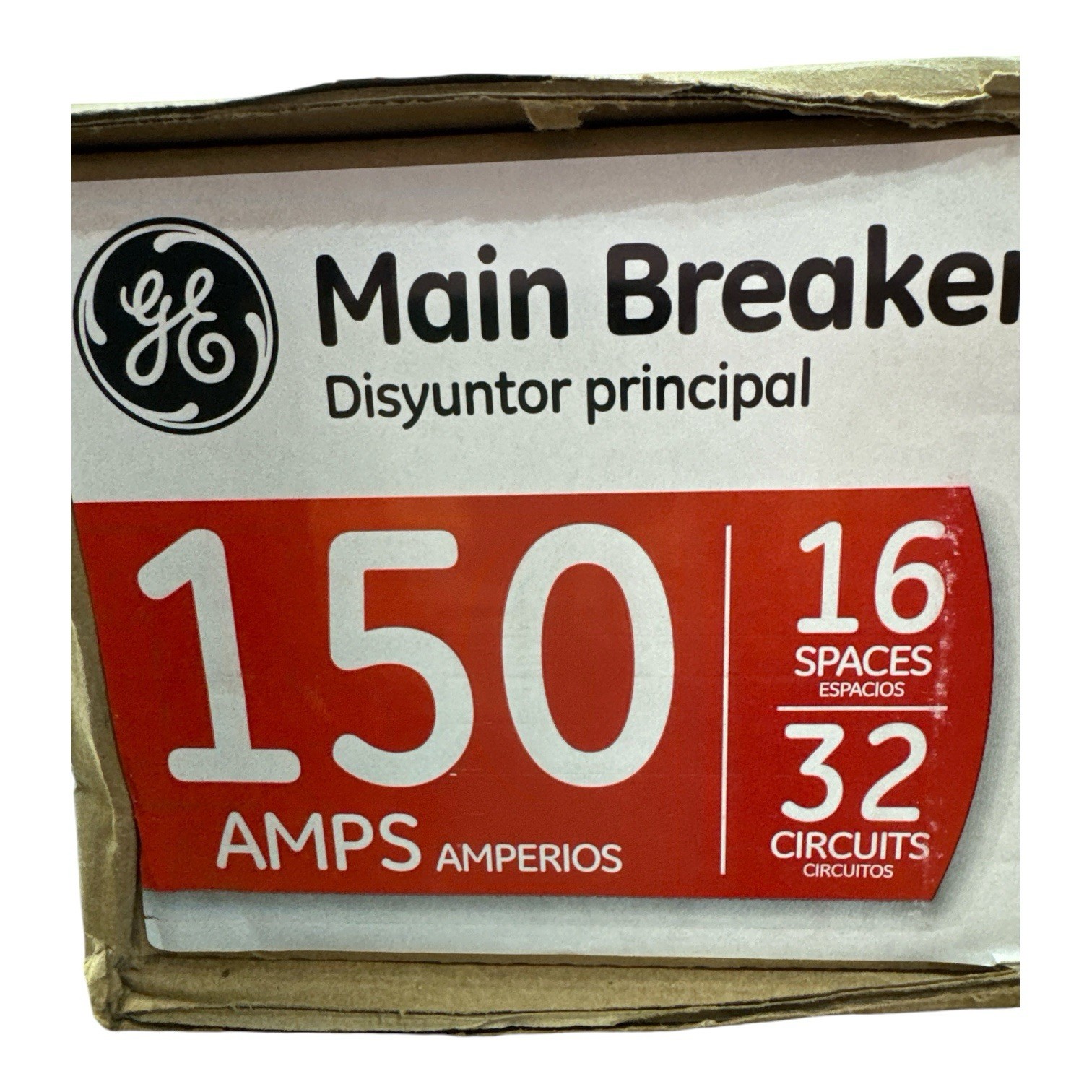GE TM1615RCUP 150Amp 16-Space 32-Circuit Outdoor Main Breaker Load Center (OB)