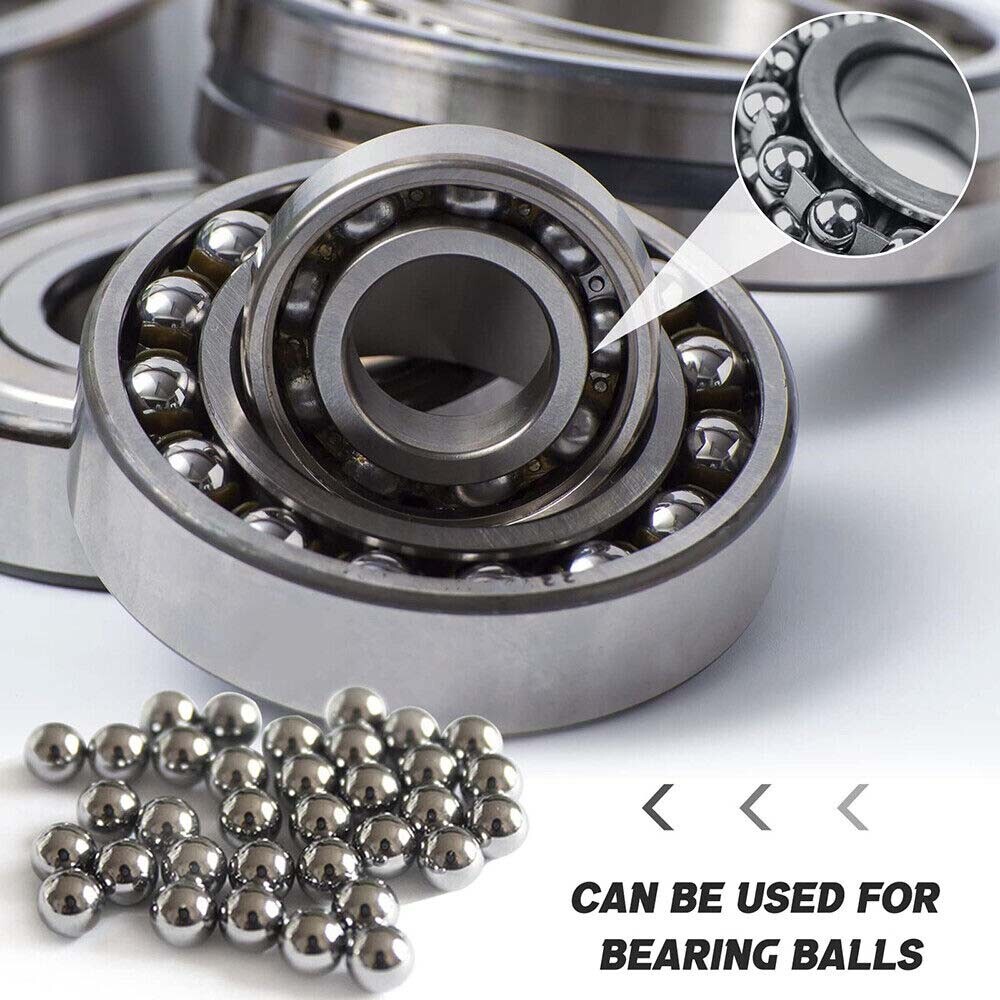 High Precision Chrome GCR15 Steel Solid Steel Ball Bearings – Dia 1mm to 200mm