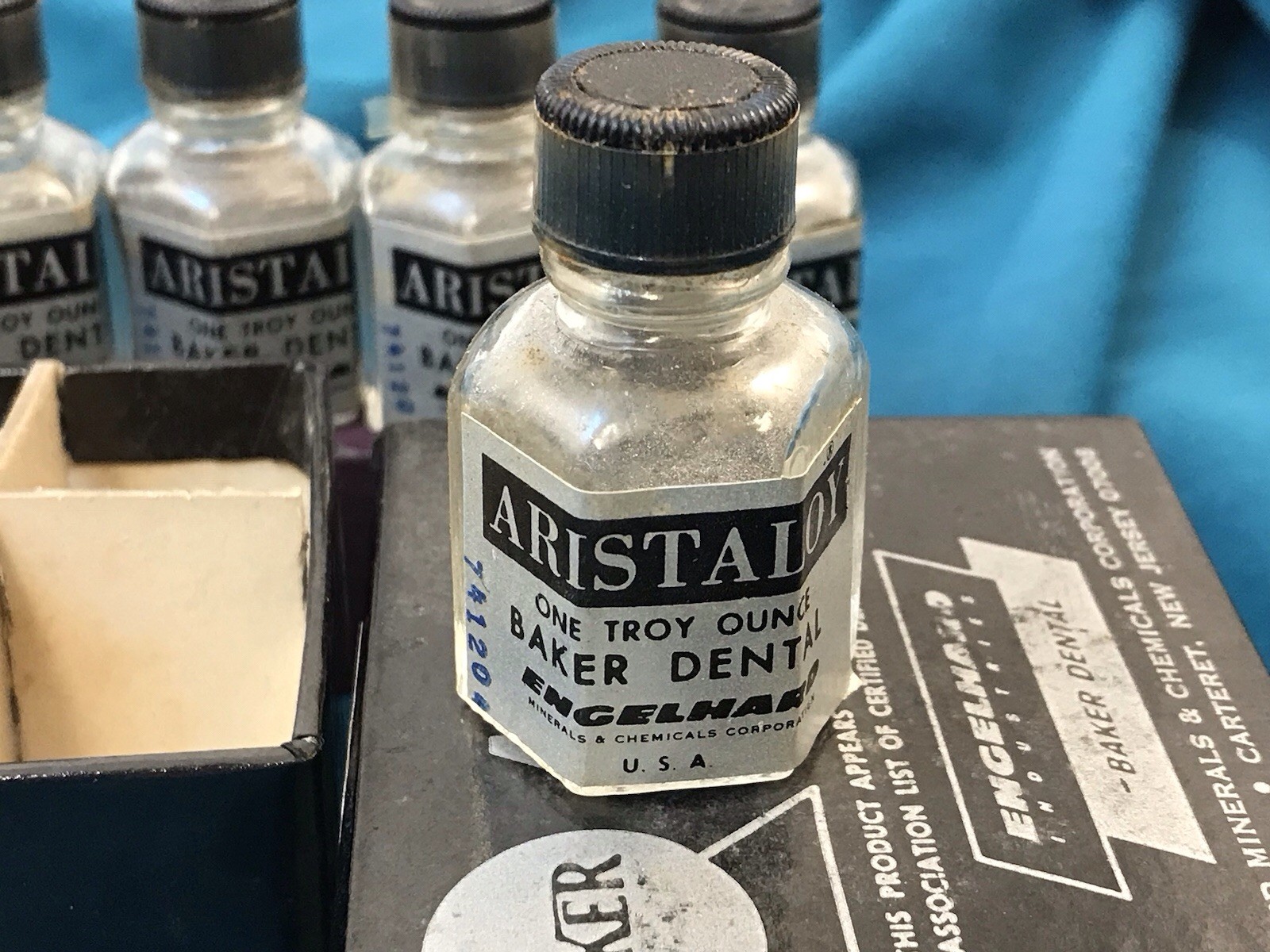 Baker Dental Engelhard ARISTALOY 5 Troy Ounces Dental Silver New Old Stock