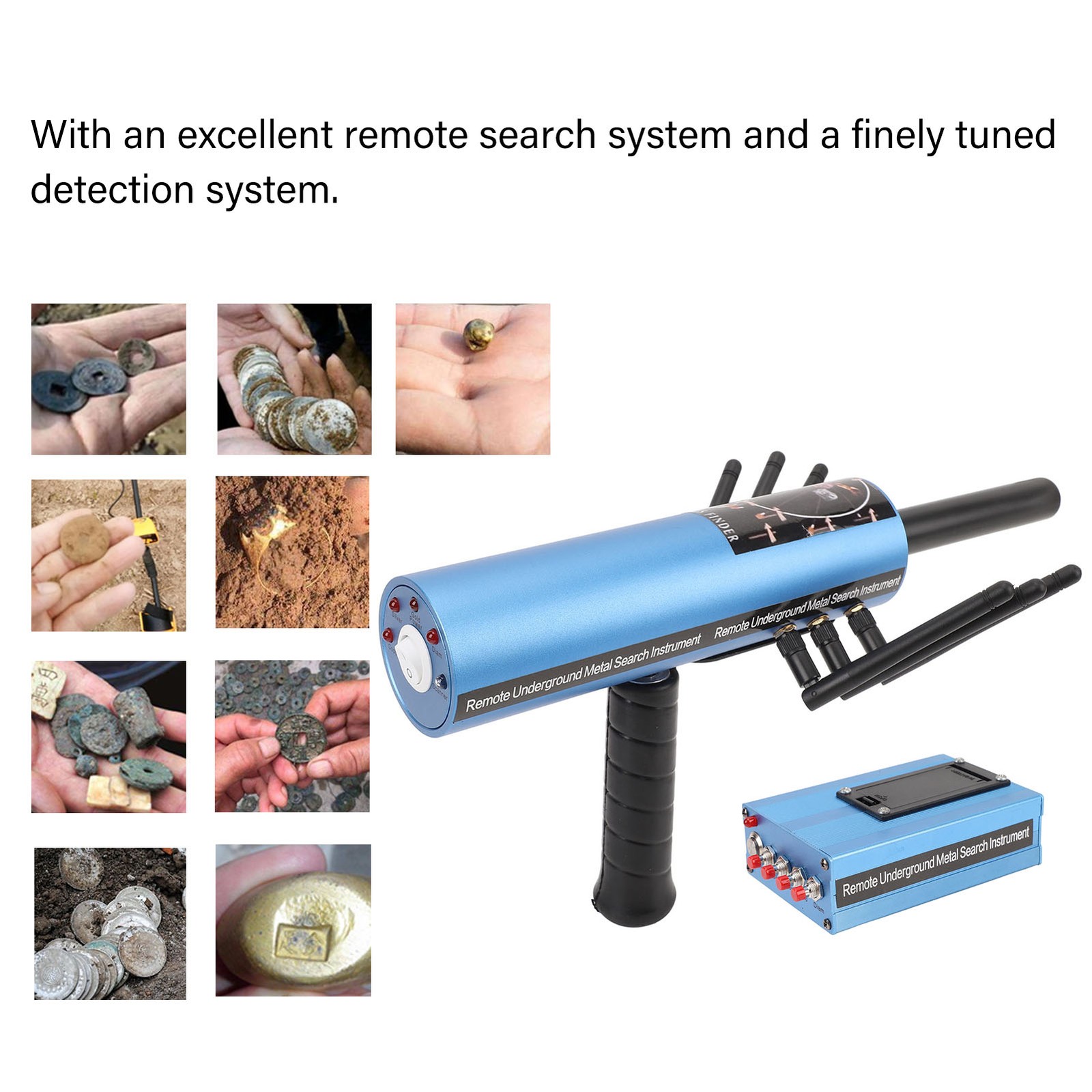 Metal Detector Remote Search System Professional Metal Finder with Self-check