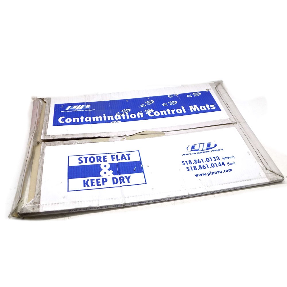 Case of (8) NEW PIP 93-243638W 30-Layer Contamination Control Mats 240 Total