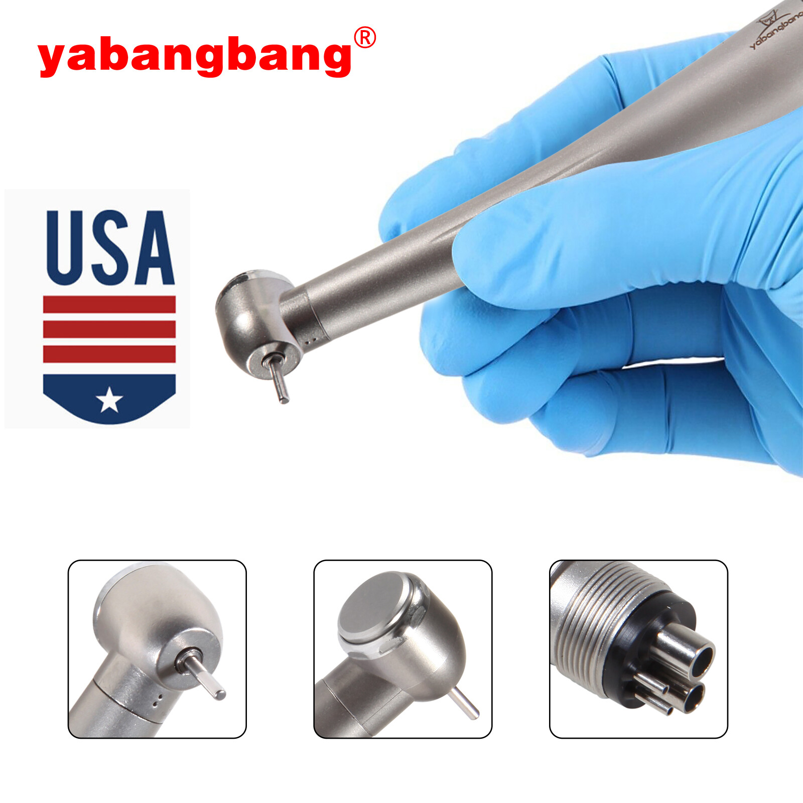 Dental High Speed Handpiece 4Holes Large Head Turbine Fit NSK PANA MAX YDA4