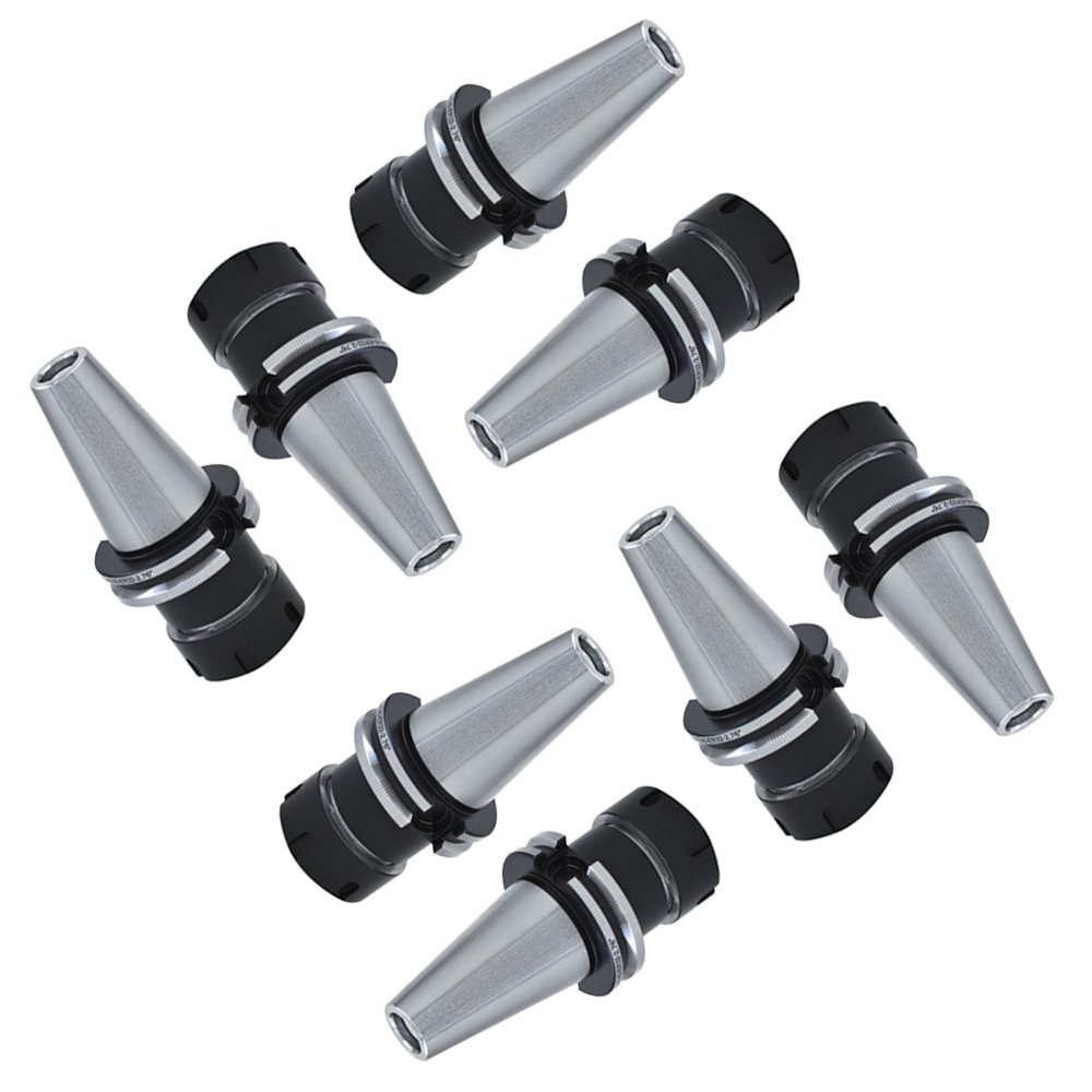 8PCS 2.76″ CAT40-ER32 COLLET CHUCK-8 CHUCKS Balanced G2.5/25000RPM