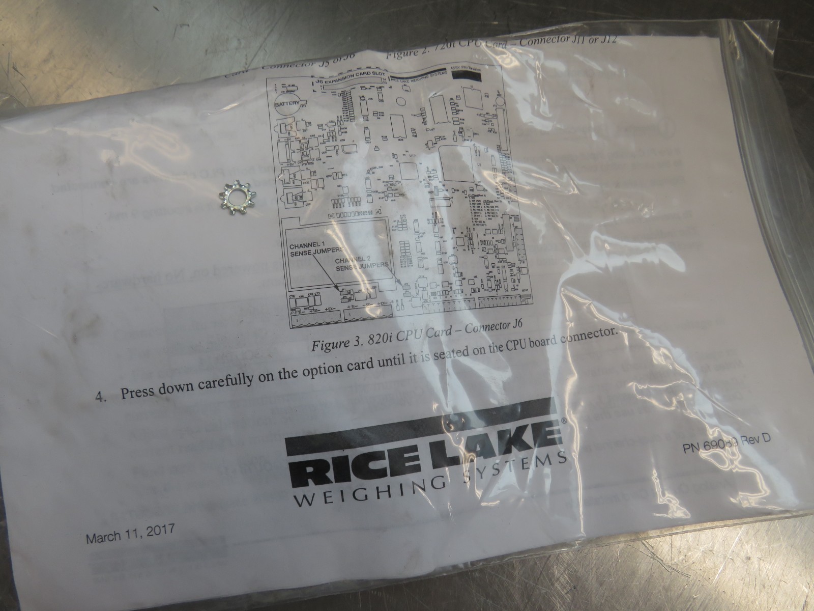 Rice Lake 67607 Analog Output 67607-B 67602