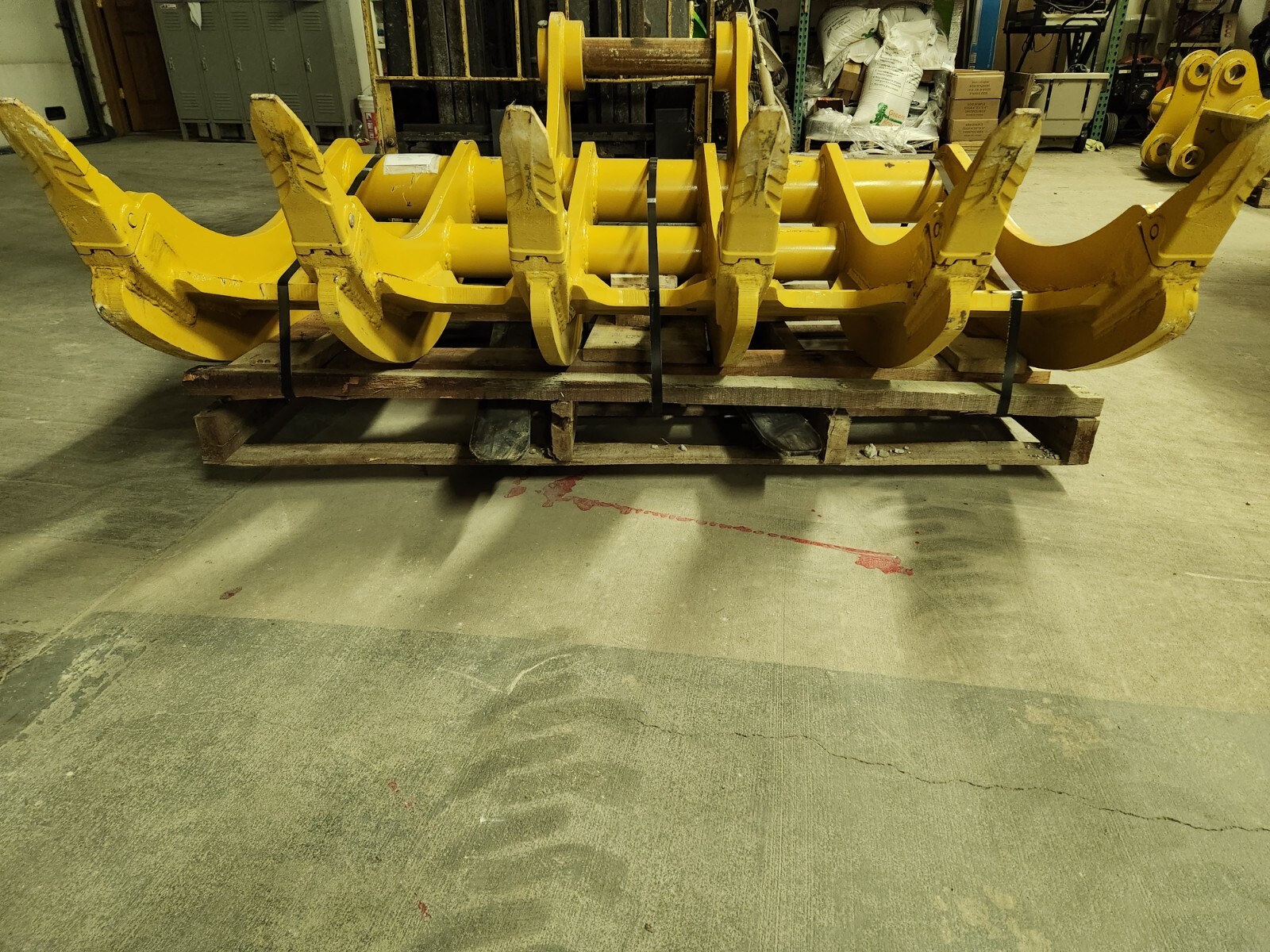 66″ Caterpillar 336 DB Linkage Root Rake CAT Excavator Stump Demo 90mm 100mm Pin