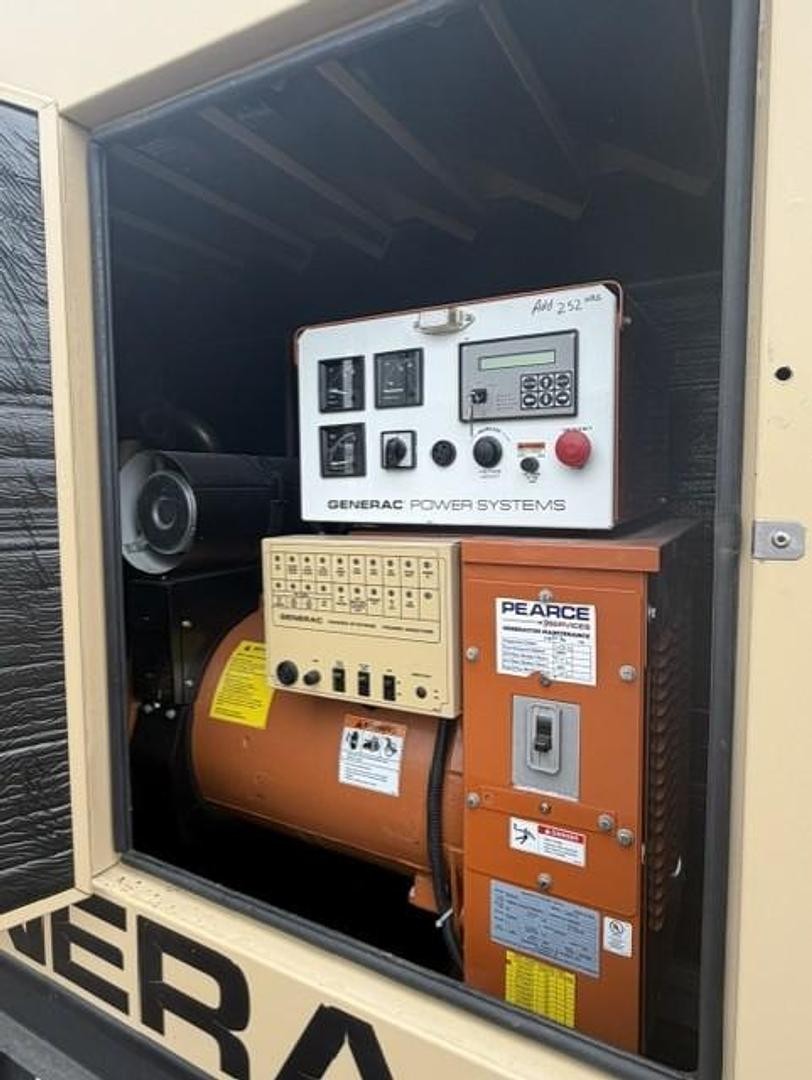 60 KW DIESEL GENERATOR GENERAC 120/240 VOLT ONLY 252 HRS SOUND ENCLOSED VIDEO