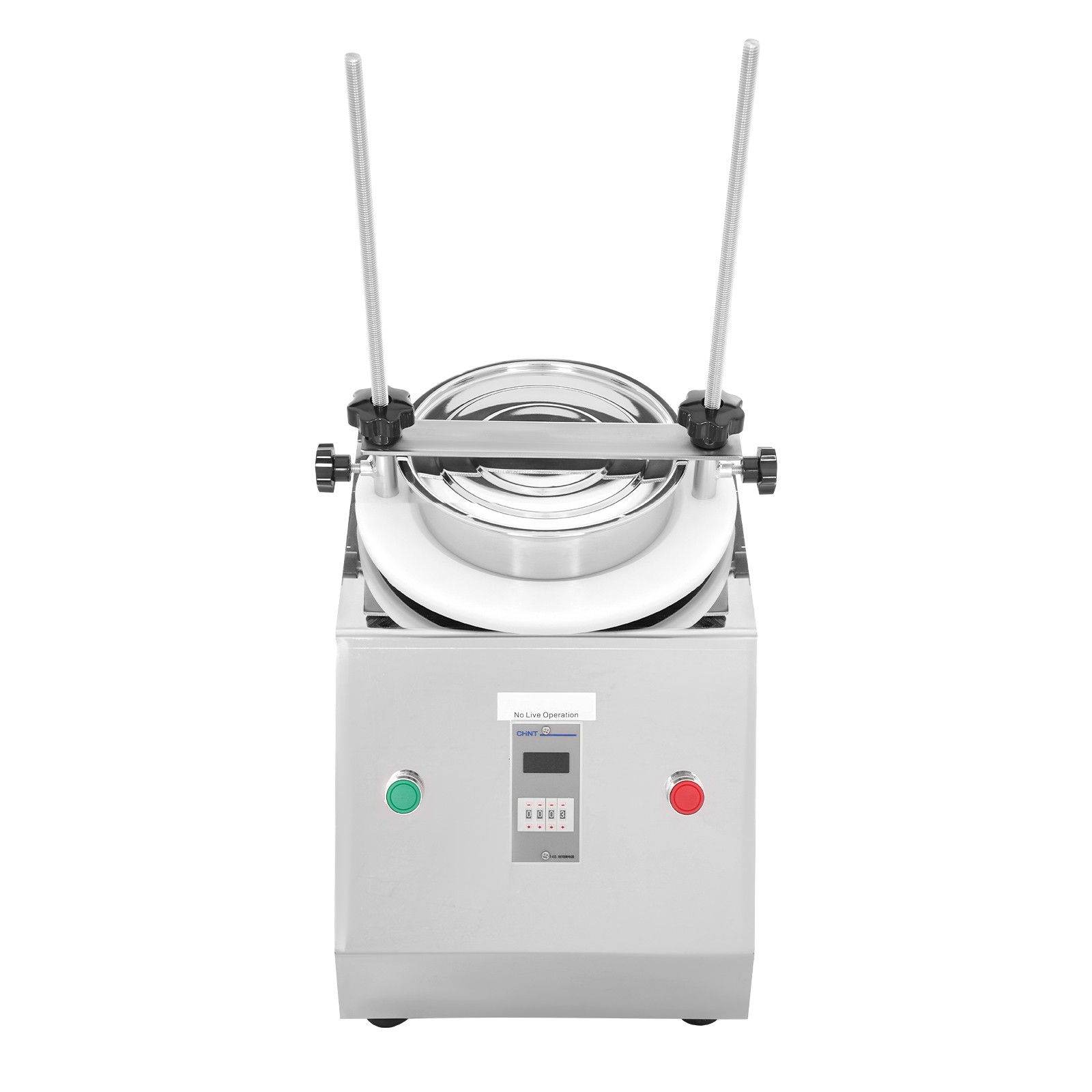 Electric Vibrating Sieve Shaker Sifter Machine w/ 200 Mesh Fit 75/100/200mm 110V