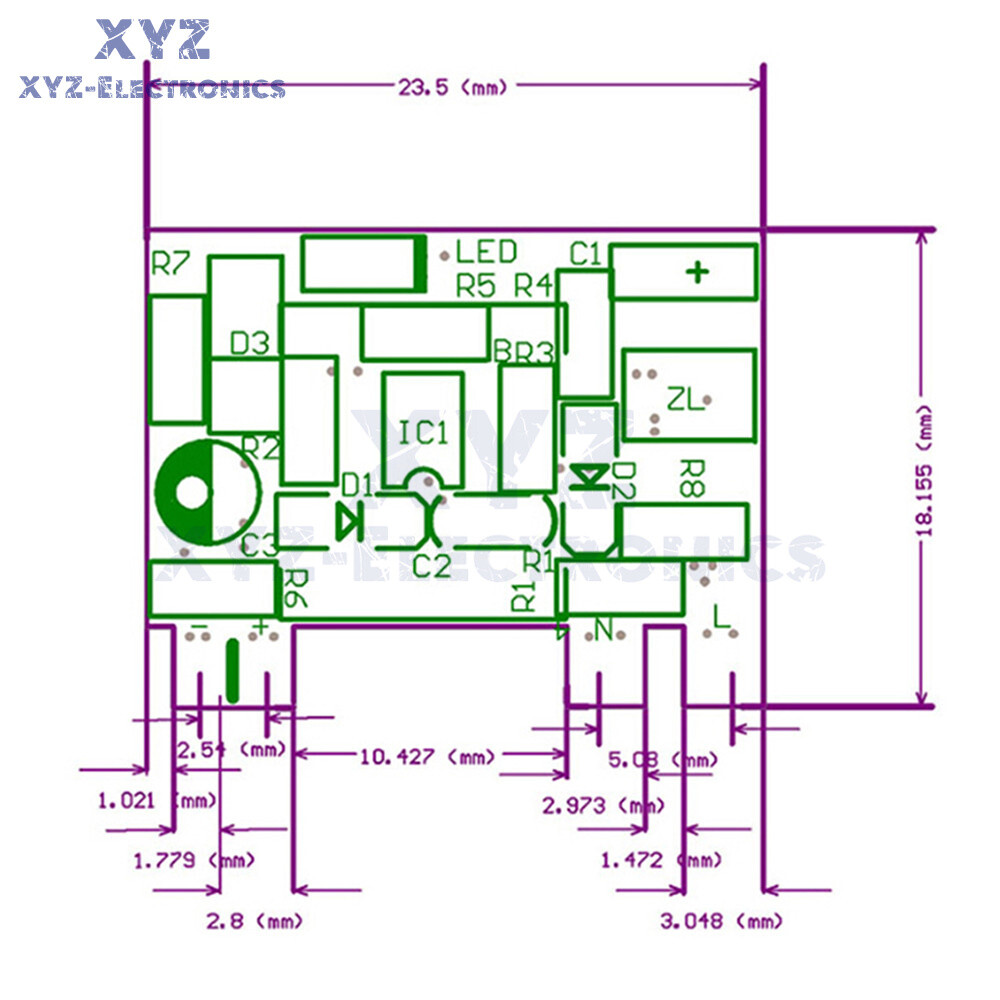 Mini AC-DC 110V 120V 220V 230V To 5V 700mA Converter Board Module Power Supply