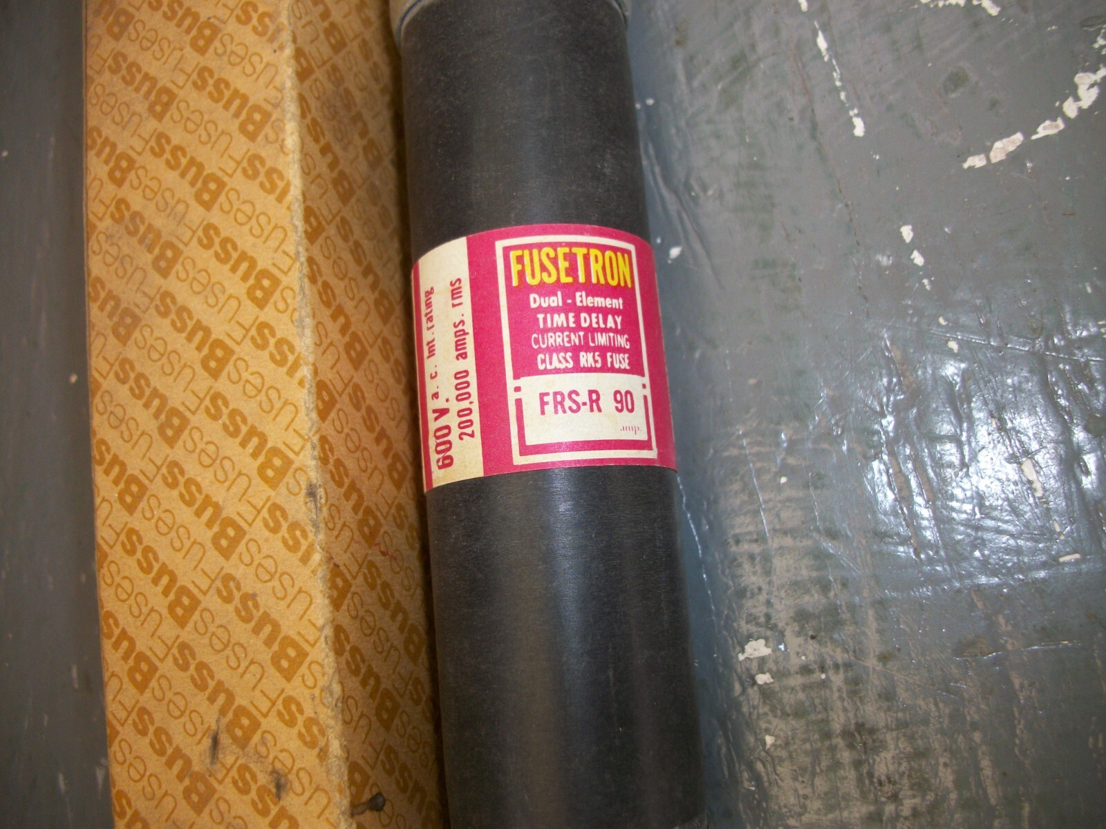 Bussmann Fusetron Time-Delay Fuse FRS-R-90 Long Barrel