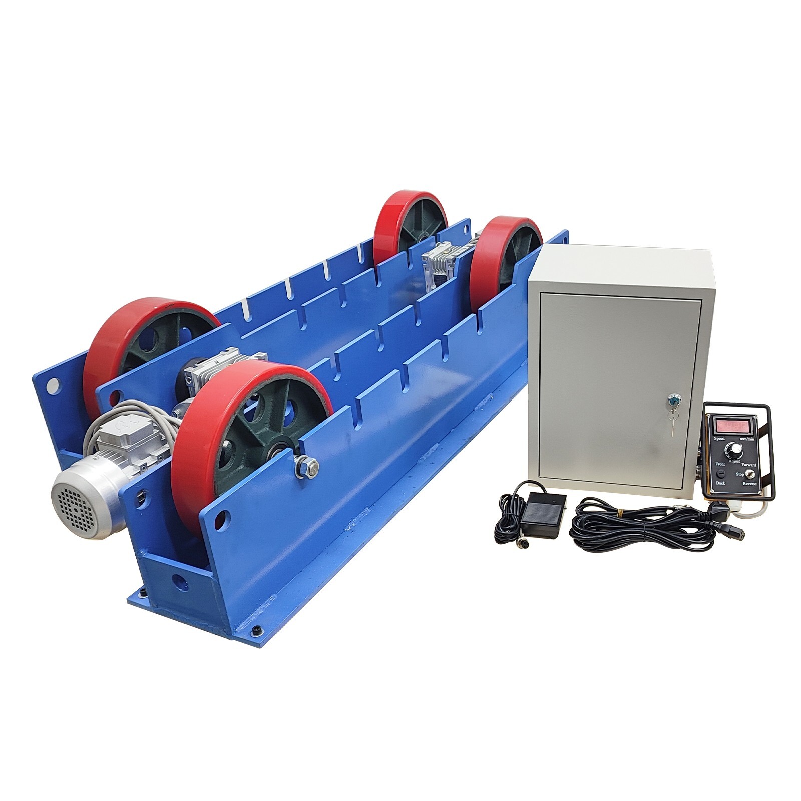 6600LB/3T Welding Positioner Rotary Tank Turning Rolls Linkage Roller Dual Motor