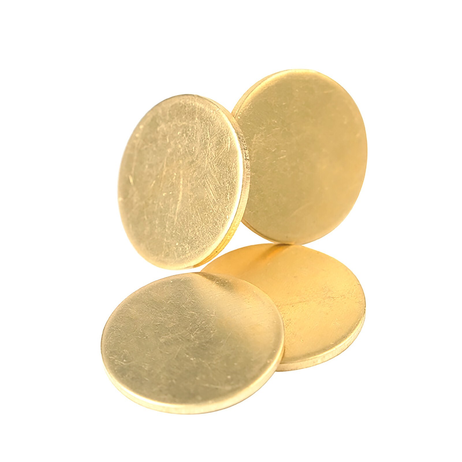Metal Round Sheets OD 10-180mm H62 Solids Brass Discs Blanks Thick 0.3mm – 6mm