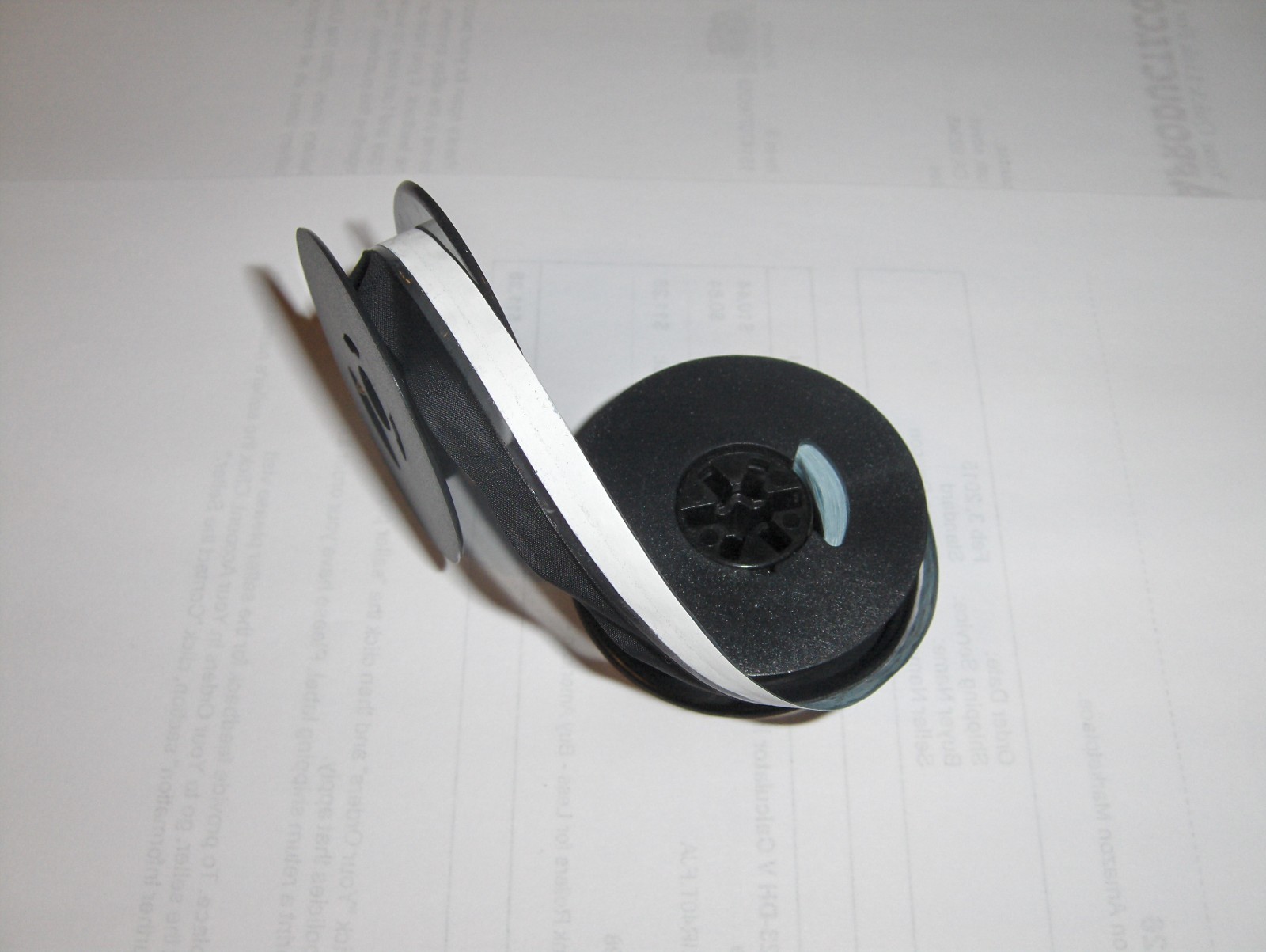 SMITH CORONA ELECTRA 210 TYPEWRITER RIBBON (BLACK AND WHITE CORRECTION)