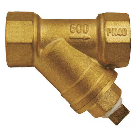 Zoro Select G-Ysfb-150 Y Strainer, 1-1/2″ Pipe, Fnpt X Fnpt, Forged Brass, 600,
