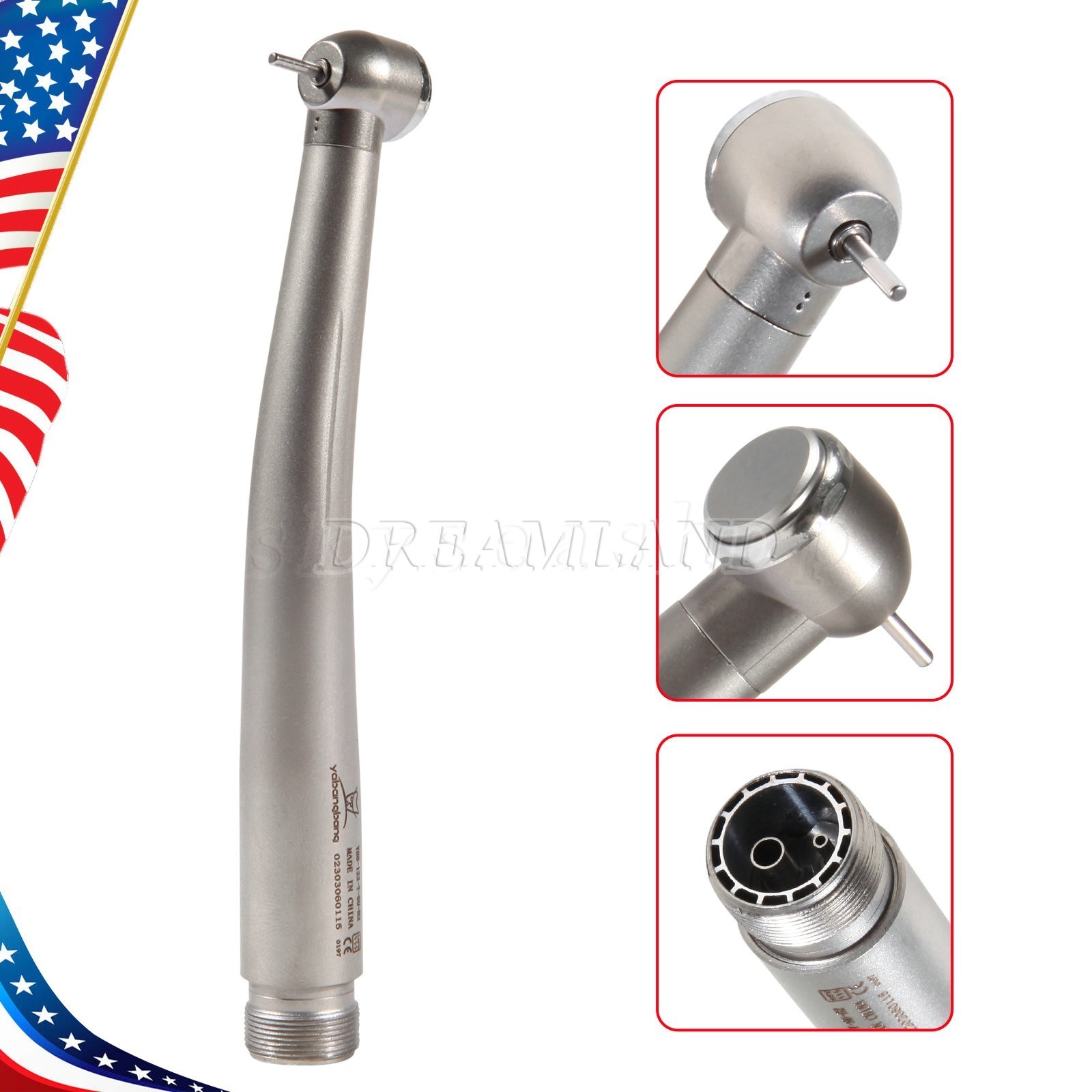 1-10 Yabangbang Dental LED E-generator/ High Speed Handpiece 4/2 Hole NSK Style