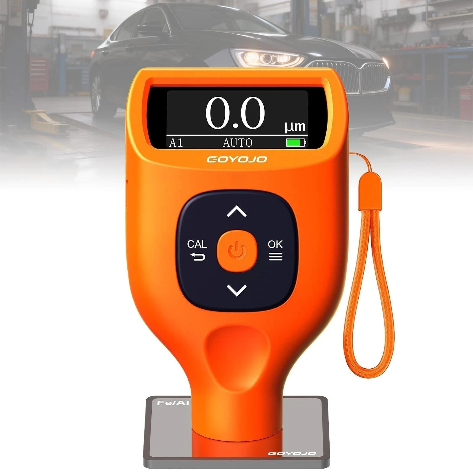 GOYOJO Paint Thickness Gage for Cars, 0-2000μm (0-79 mils) Coating Thickness