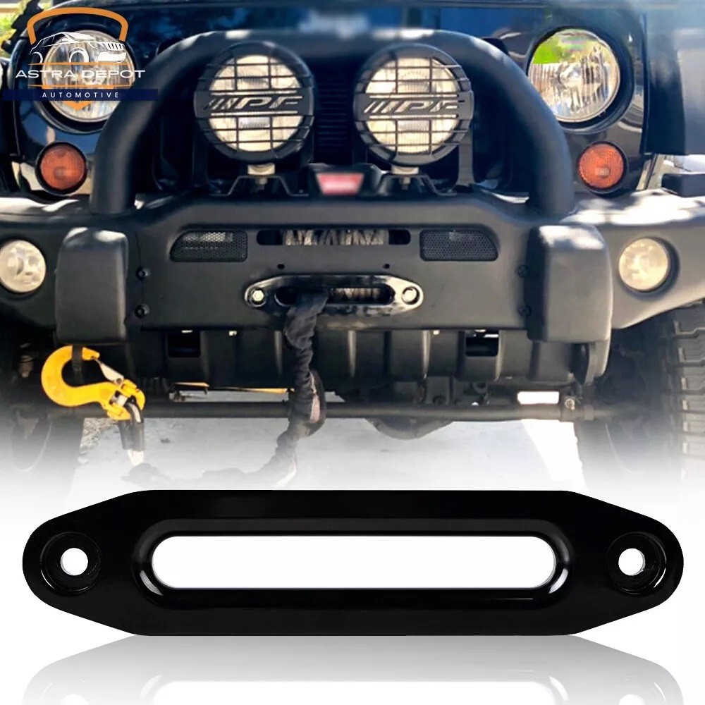 Aluminum 10″ Hawse Fairlead For UTV Winch Synthetic Rope 8000-15000 LBS