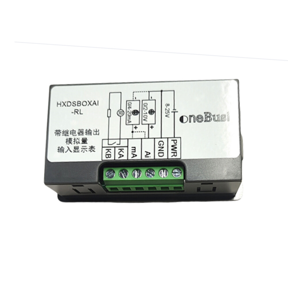 Digital Display Meter 0-10V 0-20mA 2-10V 4-20mA Analog Display Meter with Relay