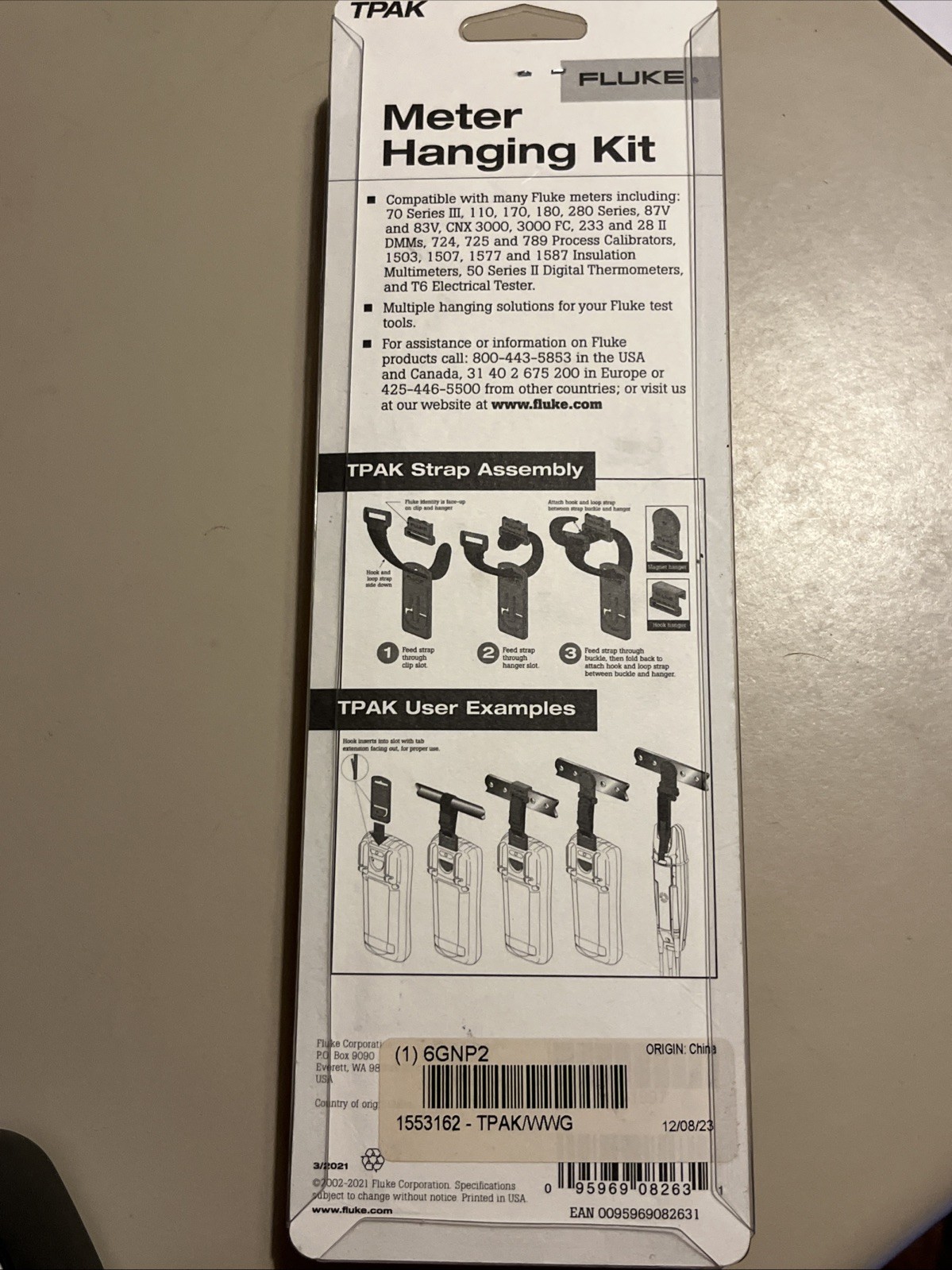 Fluke TPAK Meter Hanging Kit