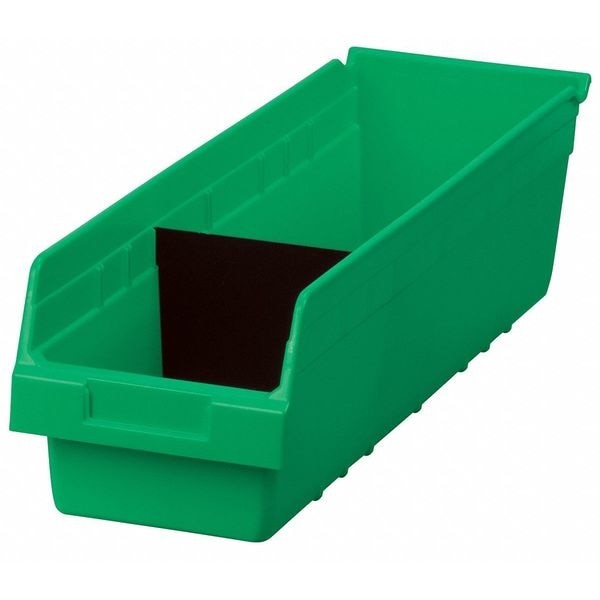 Akro-Mils 40030 Plastic Divider, Black, 6 5/8 In L, 4 7/8 In H, 12 Pk