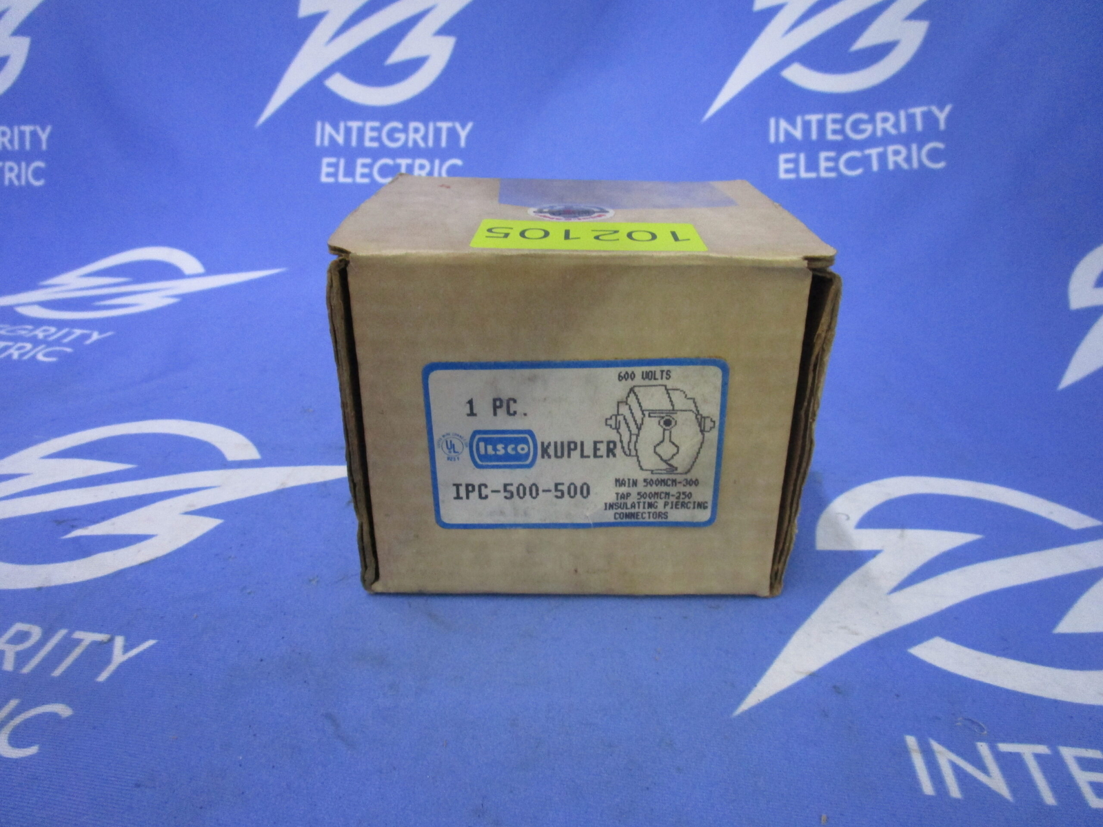 NIB ILSCO INSULATION PIERCING CONNECTORS IPC-500-500 430A 600V 1 Y WARRANTY