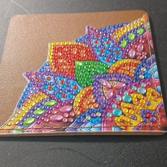 Jeweled Colorful Beaded Corner Bookmark