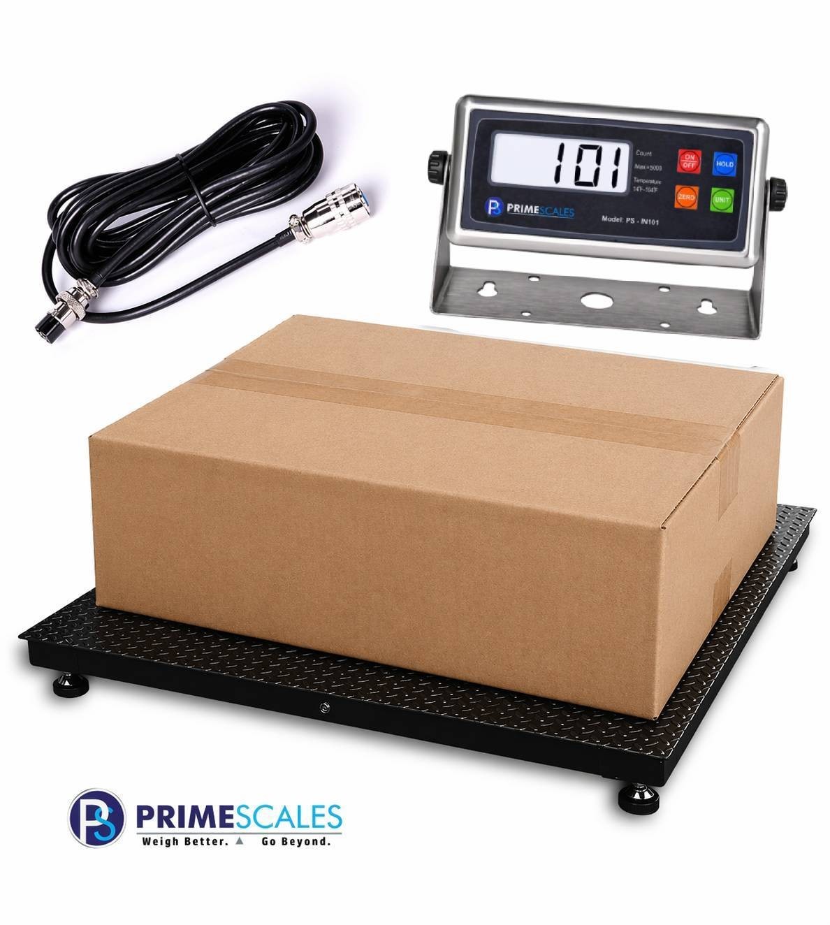 Pallet Scale 5 Year Warranty 5’x5′ Heavy Duty 60″ x 60″ Floor Scale 10,000 lb