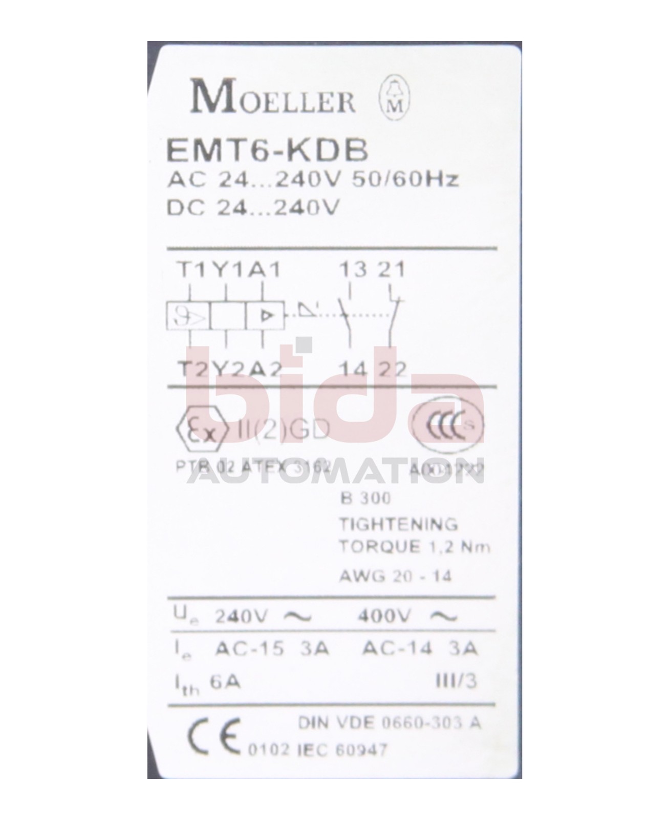 Moeller EMT6-KDB overload relay/overload relay 24…240V