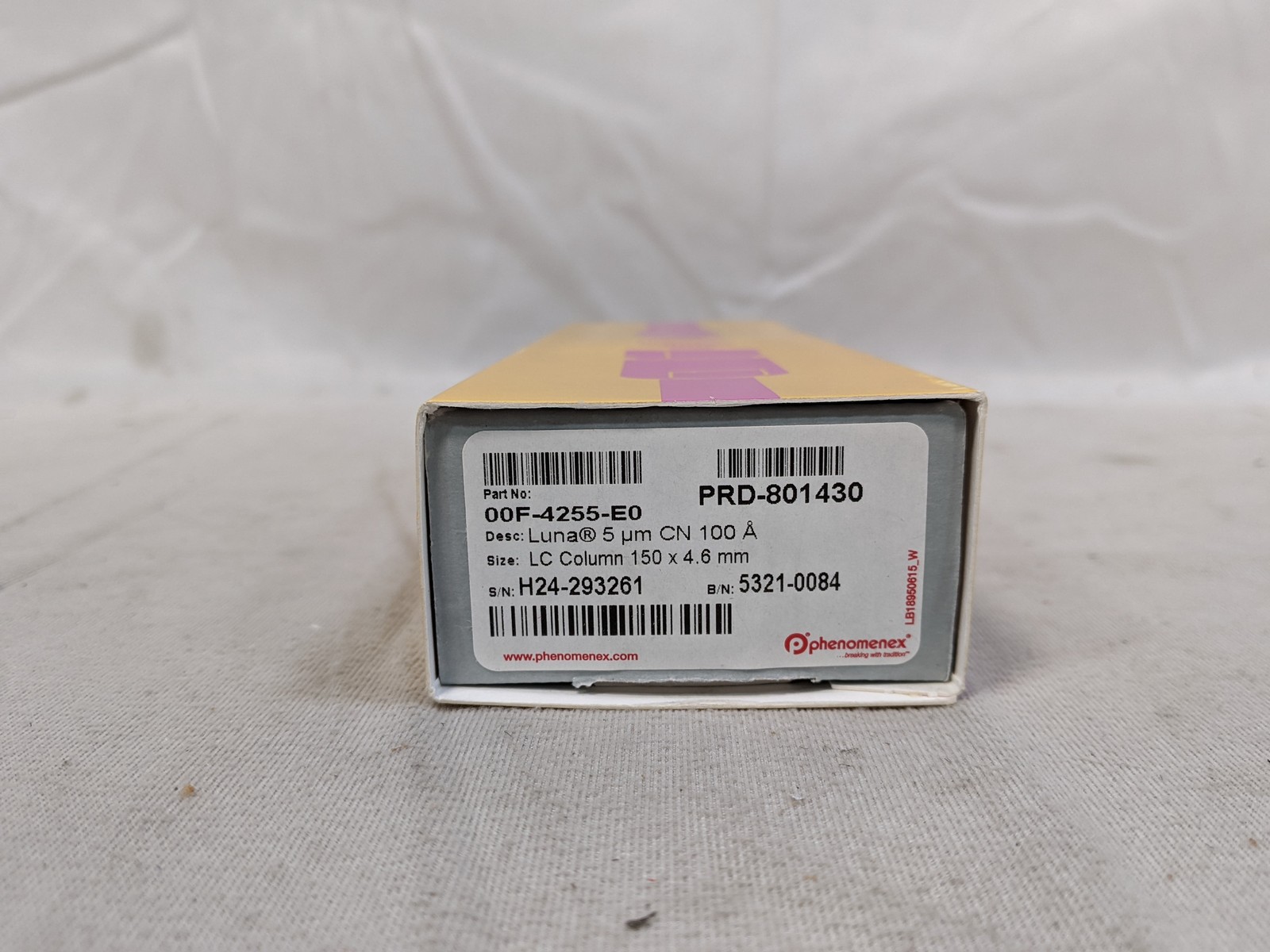 Phenomenex LC 00F-4255-E0 Luna 5 µm CN 100 Å, LC Column 150 x 4.6 mm, Ea
