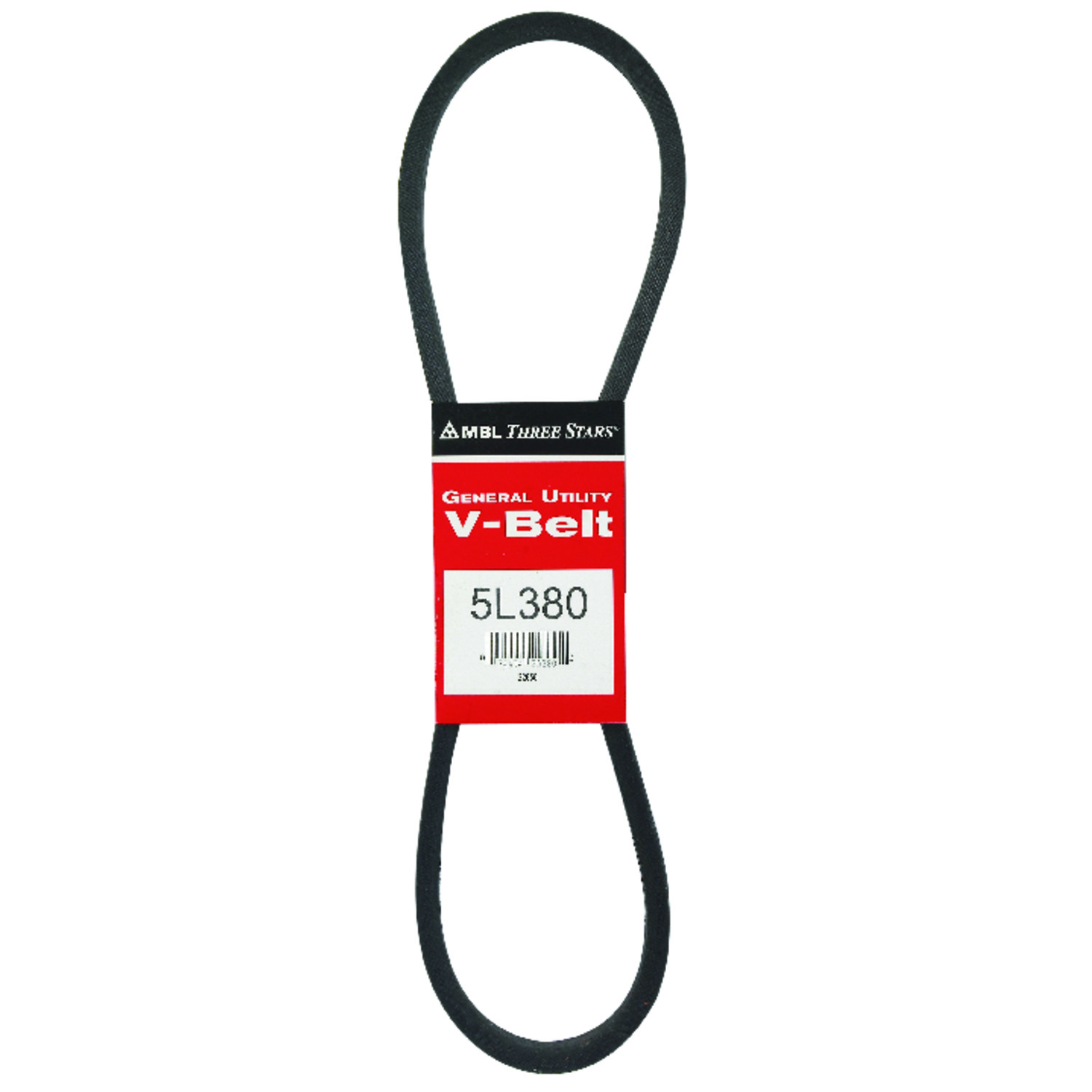 Mitsuboshi FHP 5L380 All Utility V-Belt 0.63in. W X 38in. L /Fractional Motors