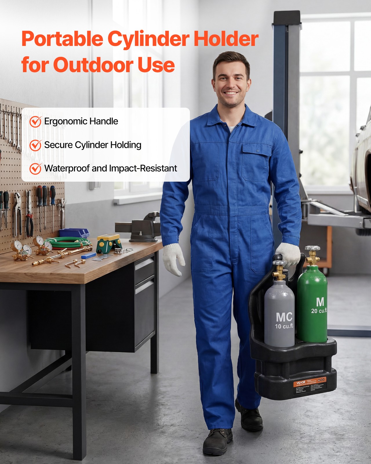 VEVOR Oxygen Acetylene Torch Kit with Check Valves Gas Welding Brazing Torch Kit