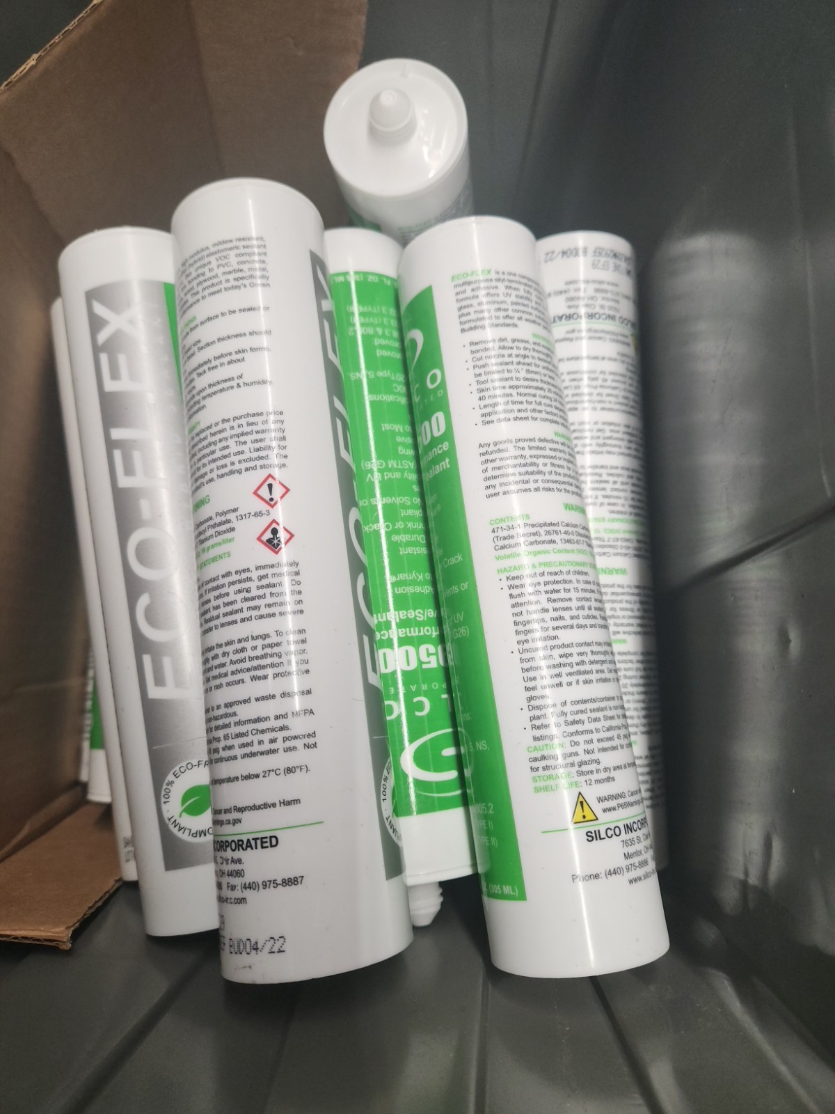 Eco-Flex Sandtone EF-9500 Advanced Hybrid Sealant Adhesive 10.3oz Set Of 12.