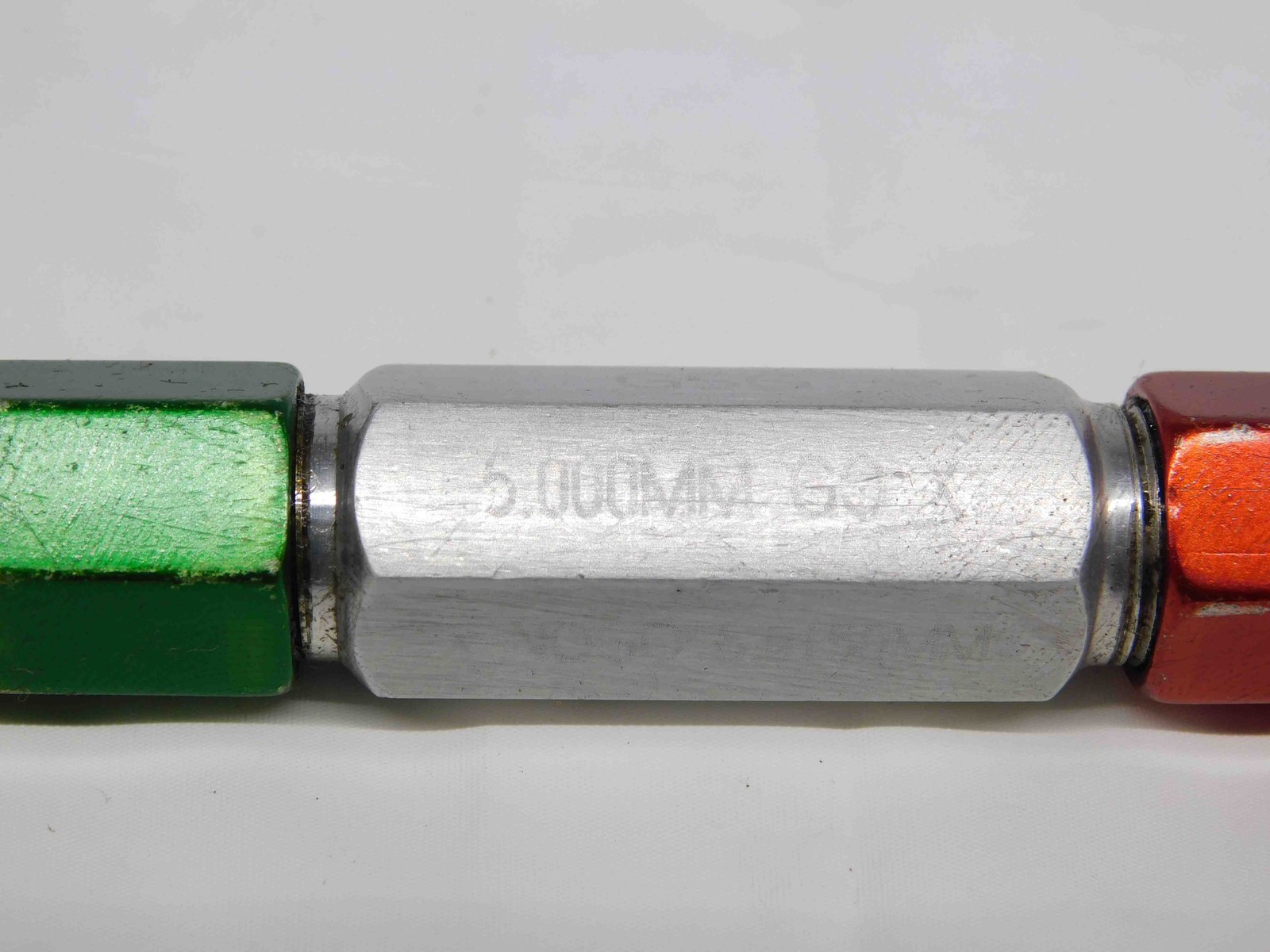 5.000 & 5.015 METRIC PIN PLUG GAGE GO NO GO ONSIZE 5 mm .1969 5.00 INSPECTION