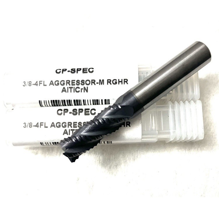 Monster Carbide Plus 3/8″ 4FL Aggressor-M Roughing End Mill AlTiCrN CP-SPEC NEW