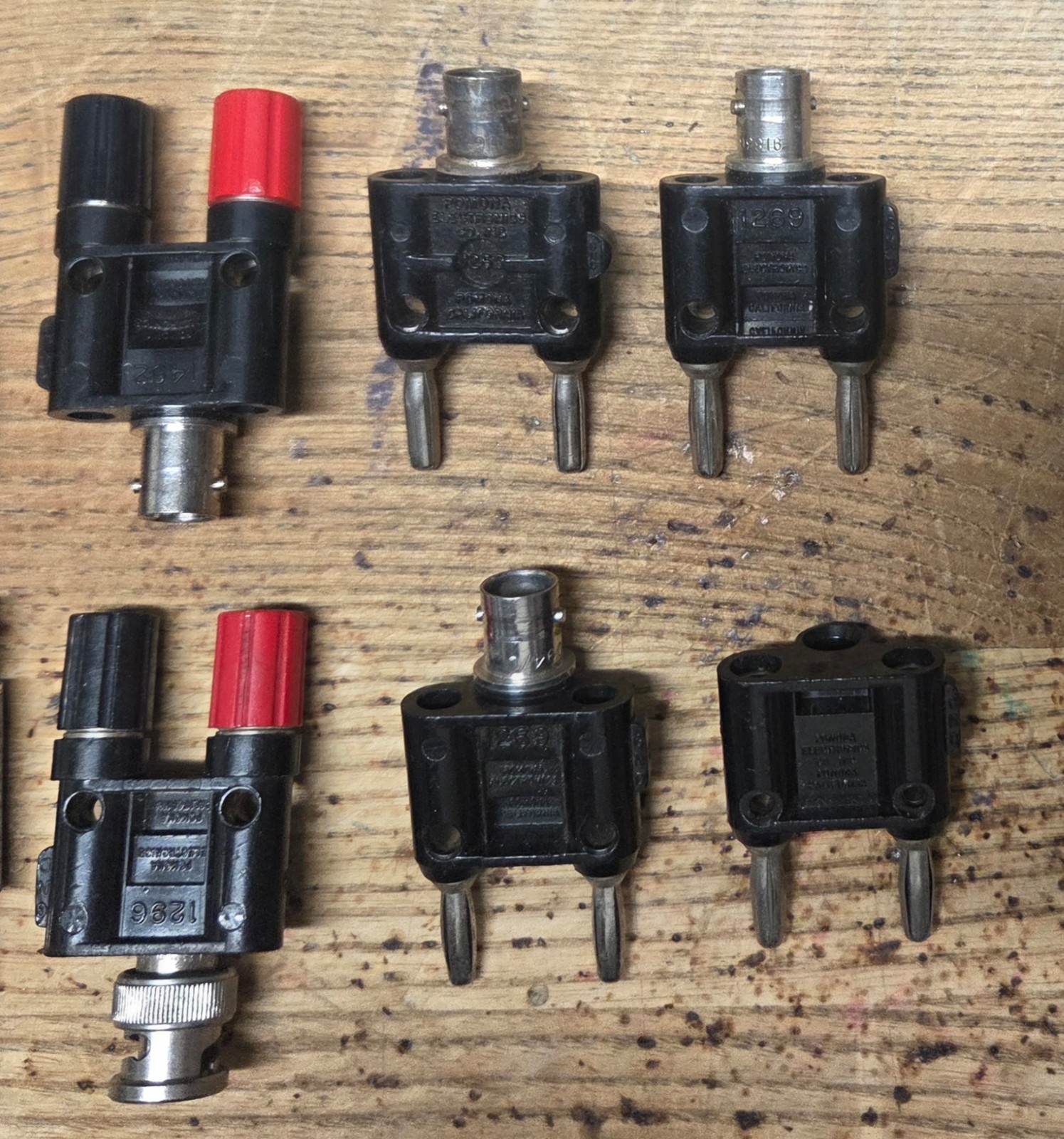 Pomona, General Radio, Herman H Smith, other BNC Banana Plug Mixed lot of 18 pcs