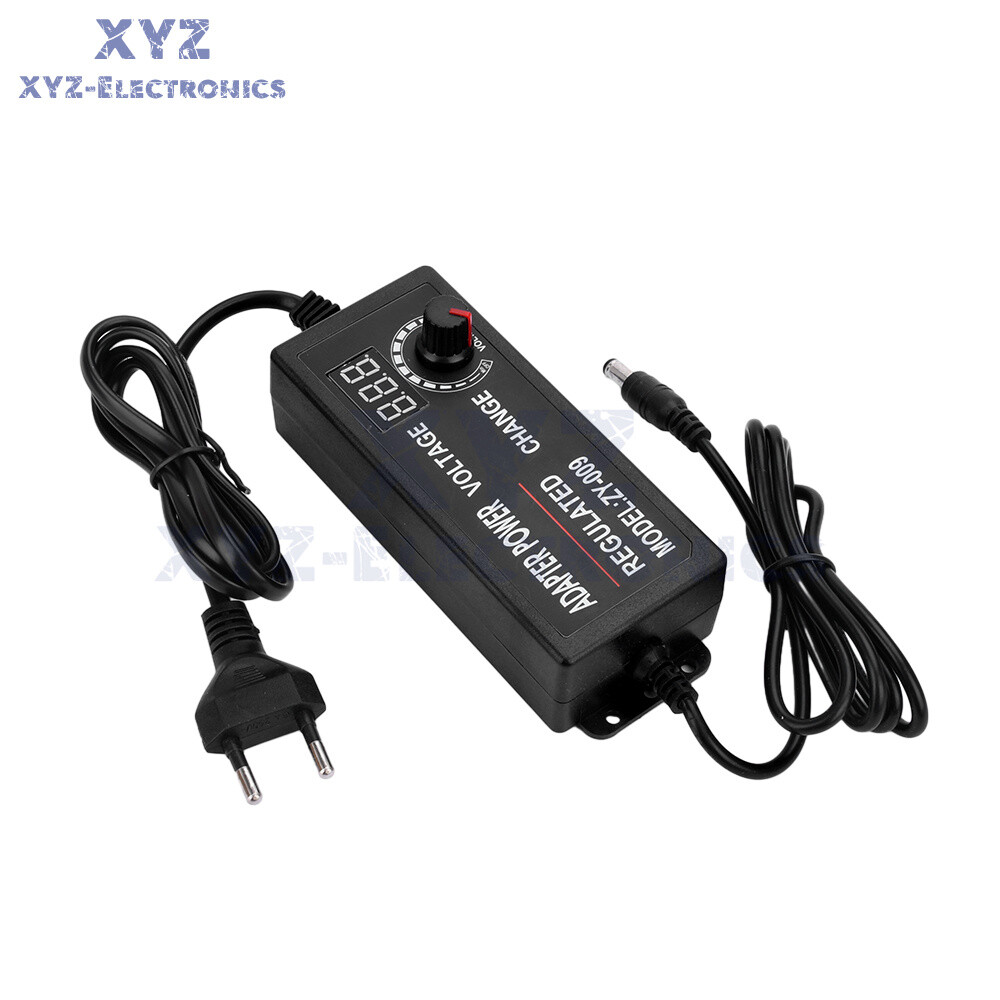 AC100-240V to DC3-24V 3A 5A Adjustable Voltage Power Adapter Switch Power Supply