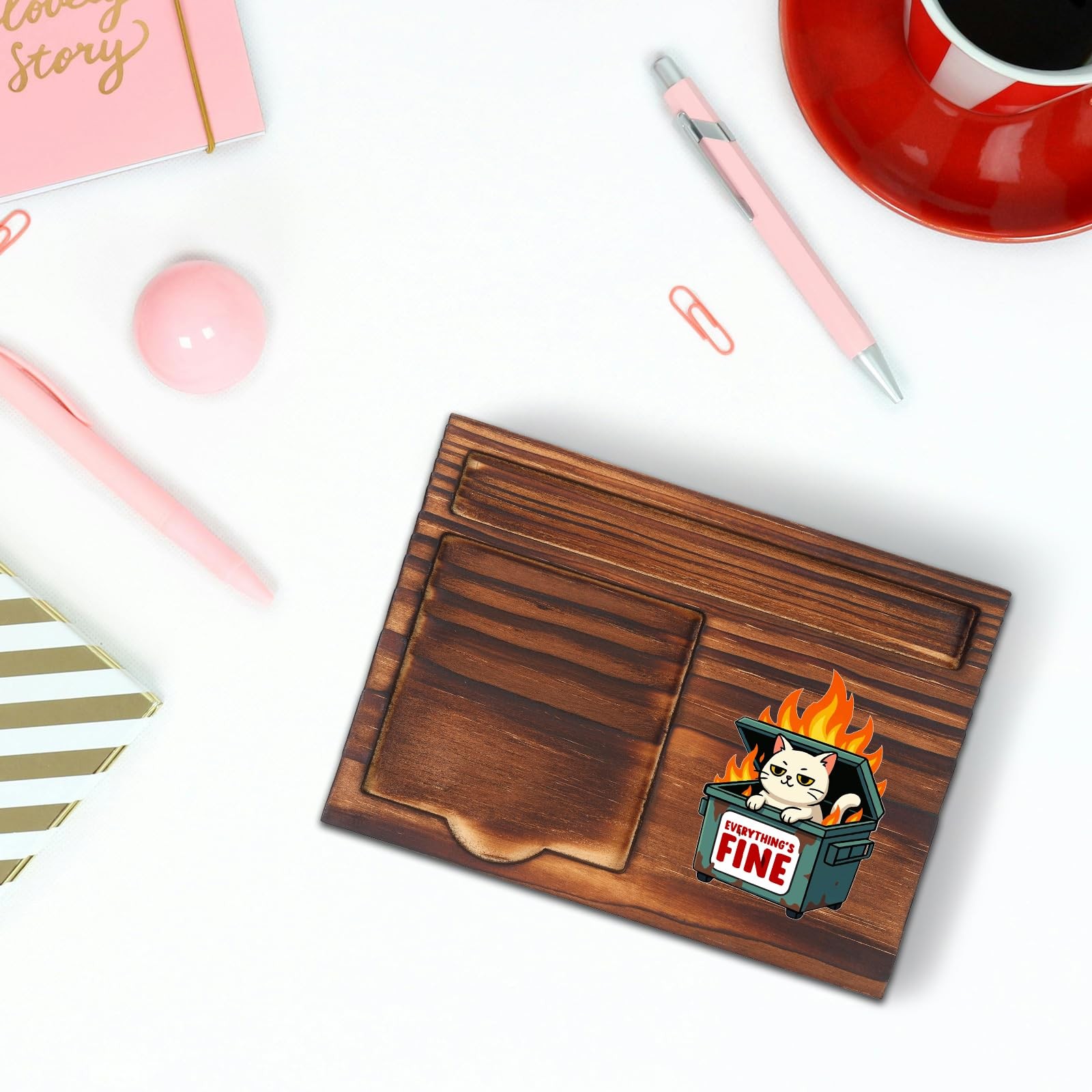 Could Be Worse Desk Decor, Funny Sticky Note Holder for Coworker Office Gift,…